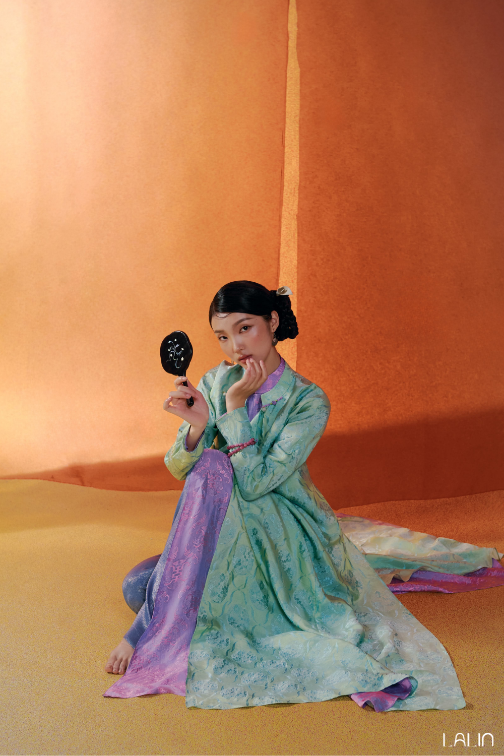 Áo Dài Tơ Tằm Trúc Khuê