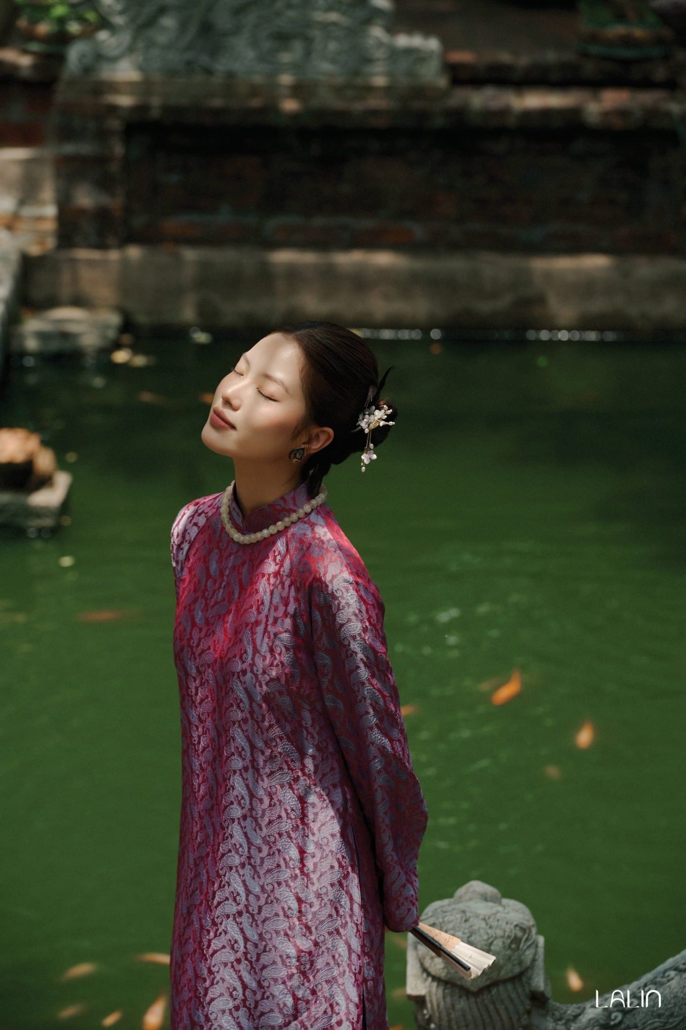 Áo Dài Tơ Tằm Châu Yên