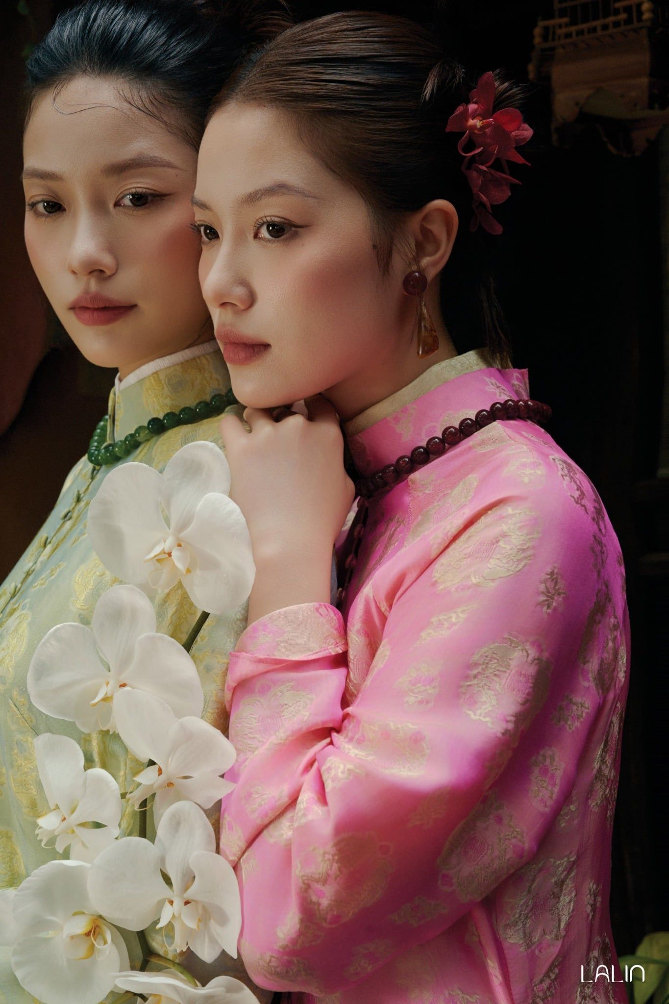 Áo Dài Tơ Tằm Hạ Uyển