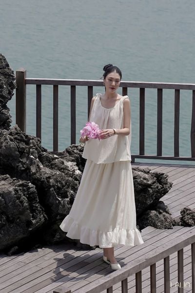  Chân Váy Tơ Thư Ánh 