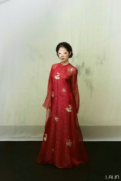  Áo Dài Tơ Tằm Yên Vũ 