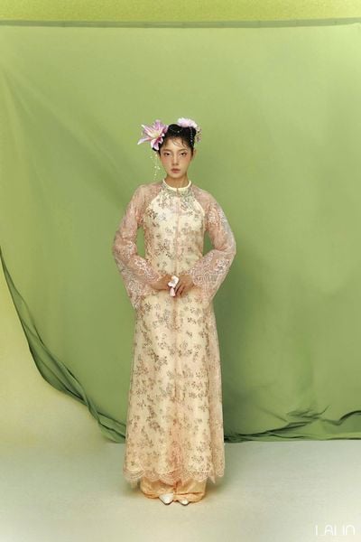  Áo Dài Ren Liễu Yên 