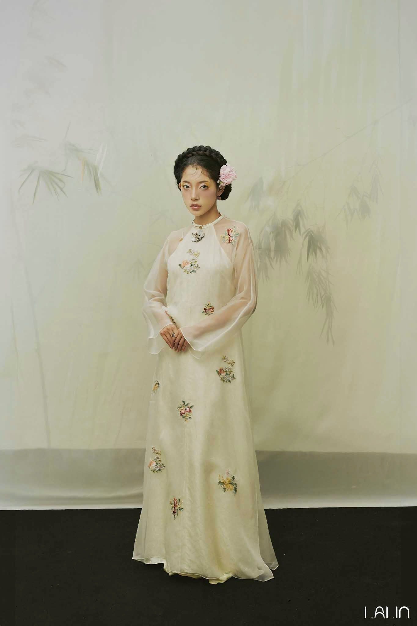 Áo Dài Tơ Tằm Yên Linh