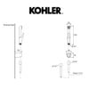 Vòi xịt vệ sinh Kohler Luxe K-77364X-RGD