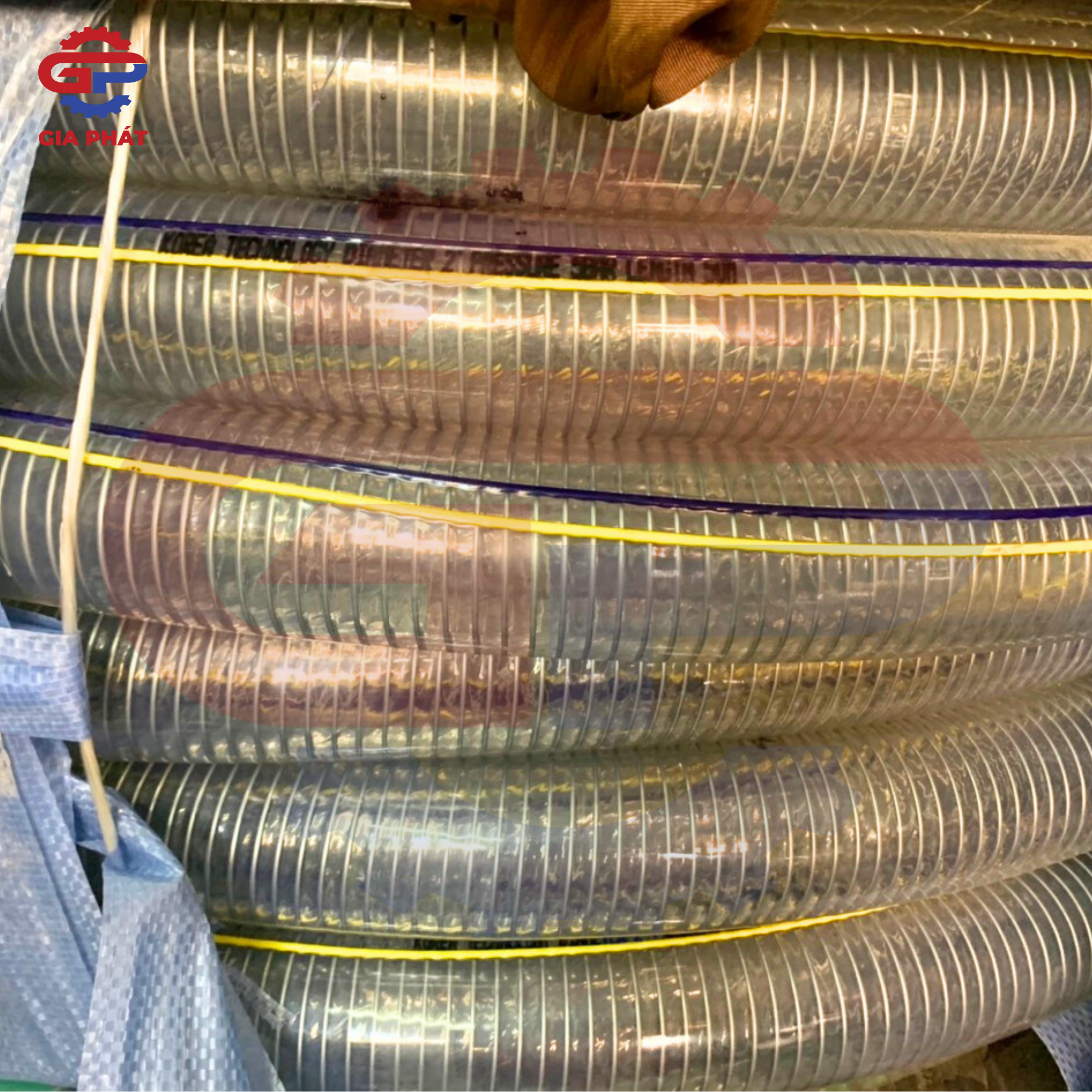 ỐNG NHỰA MỀM LÕI THÉP XOẮN KẼM KOREA