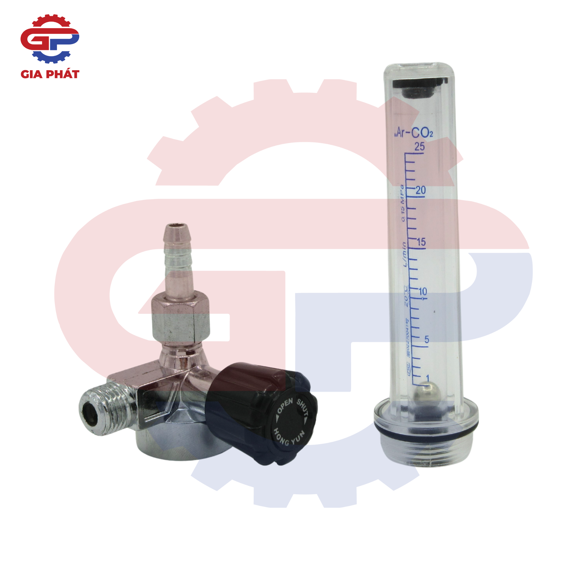 Van chỉnh khí đồng hồ Argon và CO2