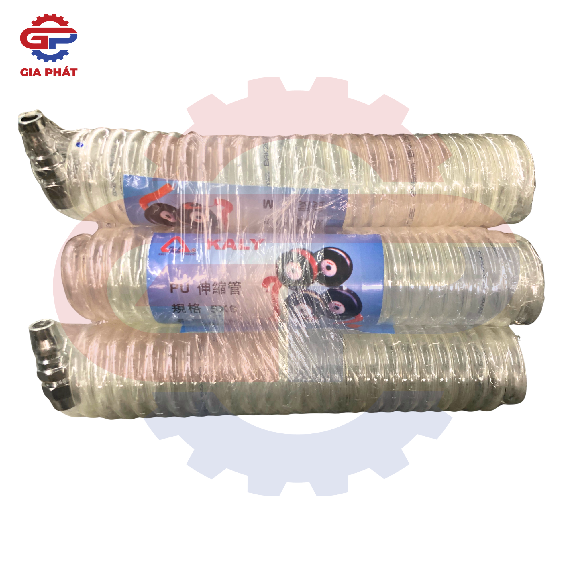 Ống Xoắn Trắng 8x12mm