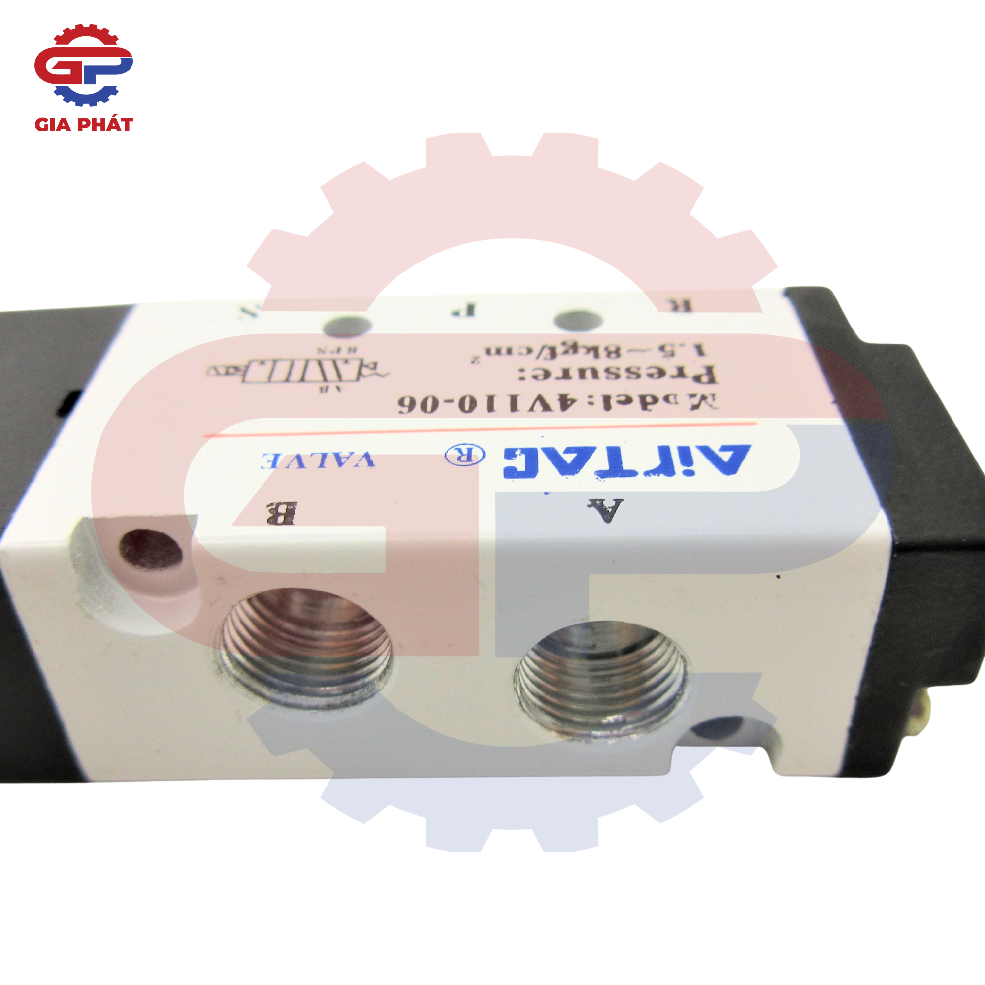 Van điện từ Airtac 5 ngã 1 đầu coil cao cấp