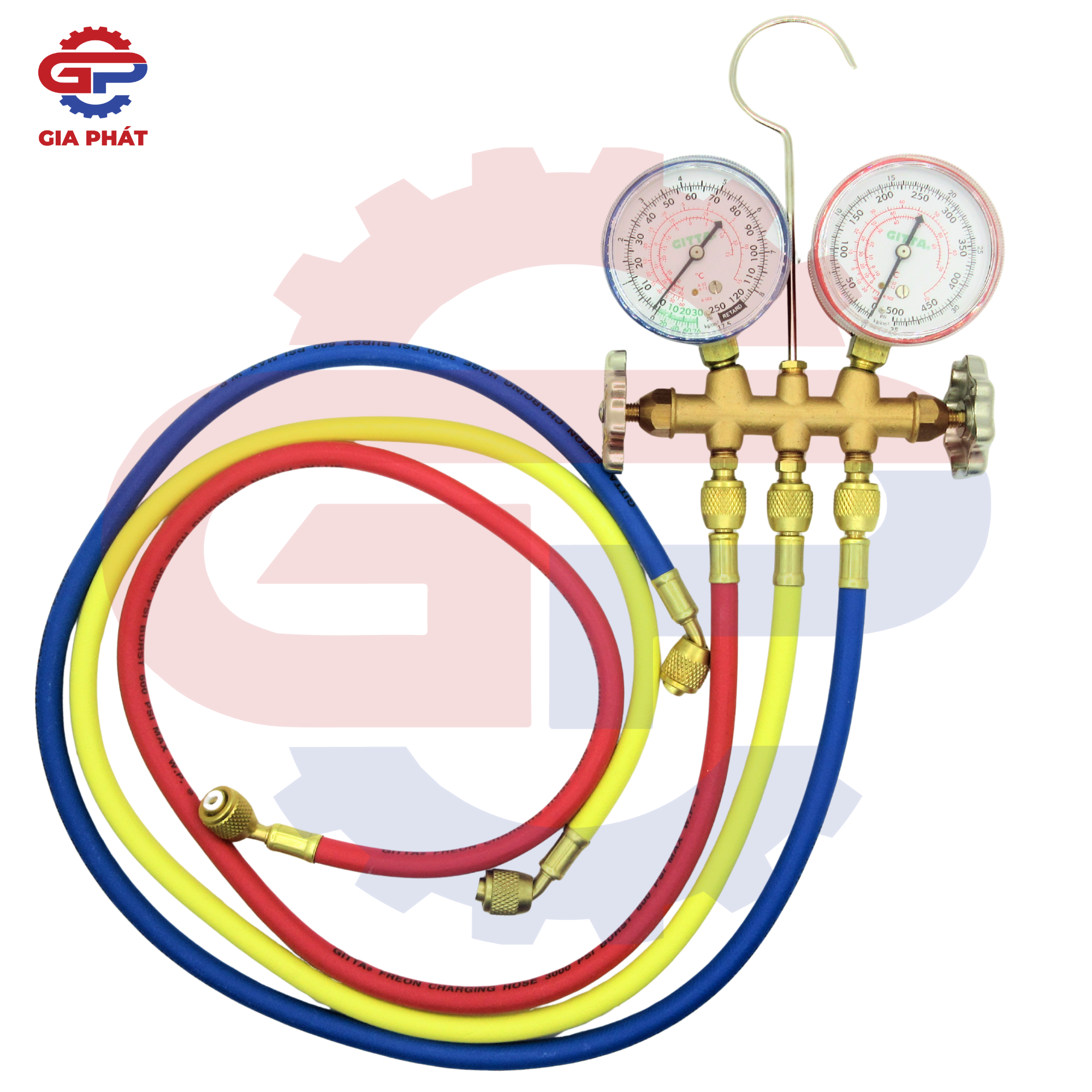 Bộ nạp gas điều hòa Gitta GT-636