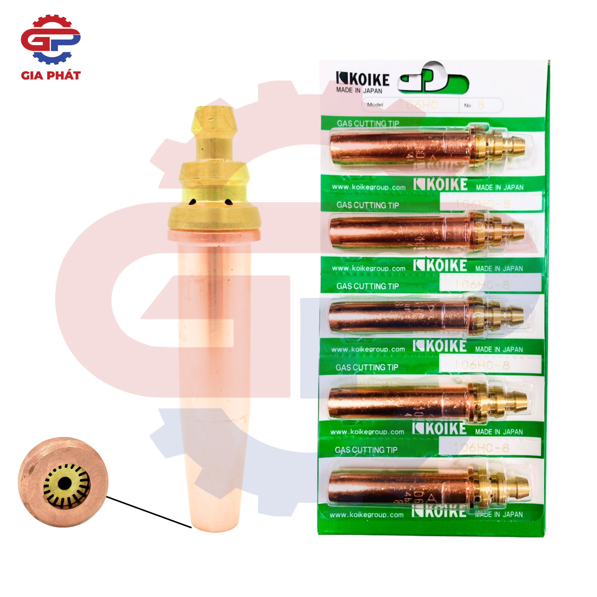 Béc cắt gas Koike chính hãng