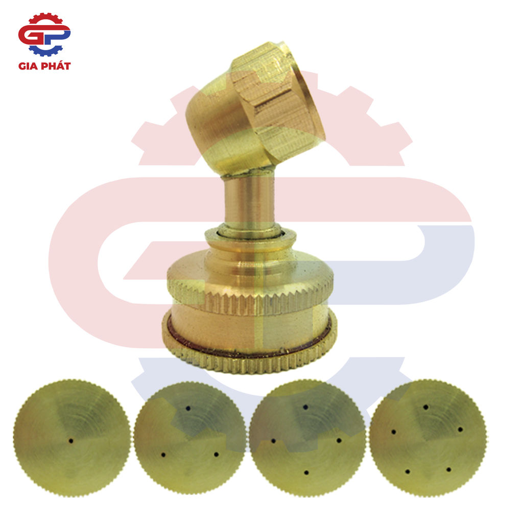 Béc phun tưới cây 4 lỗ cong