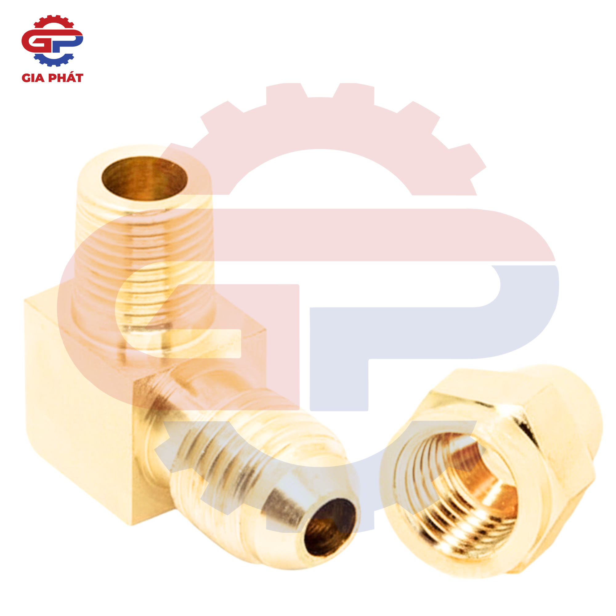 Co nối ống đồng ren ngoài