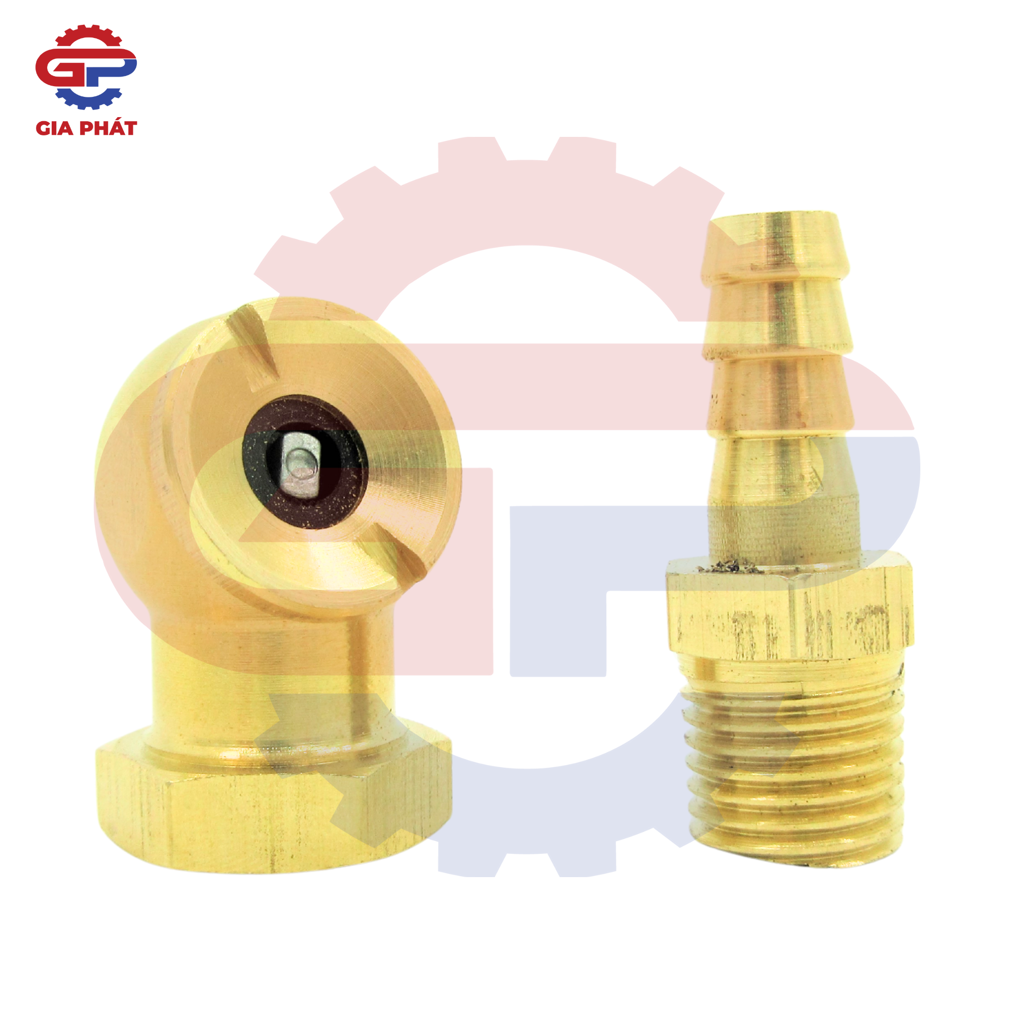 Đầu bơm xe vàng chuột