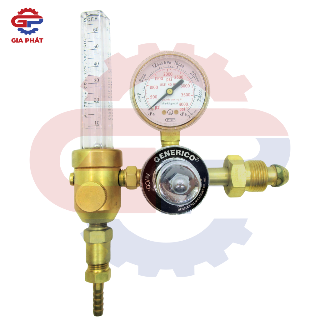 Đồng hồ khí Argon Generico 195-AR