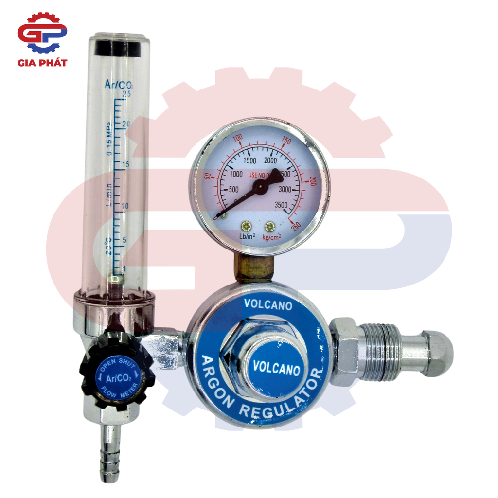 Đồng hồ khí Argon Hovu ren ngoài