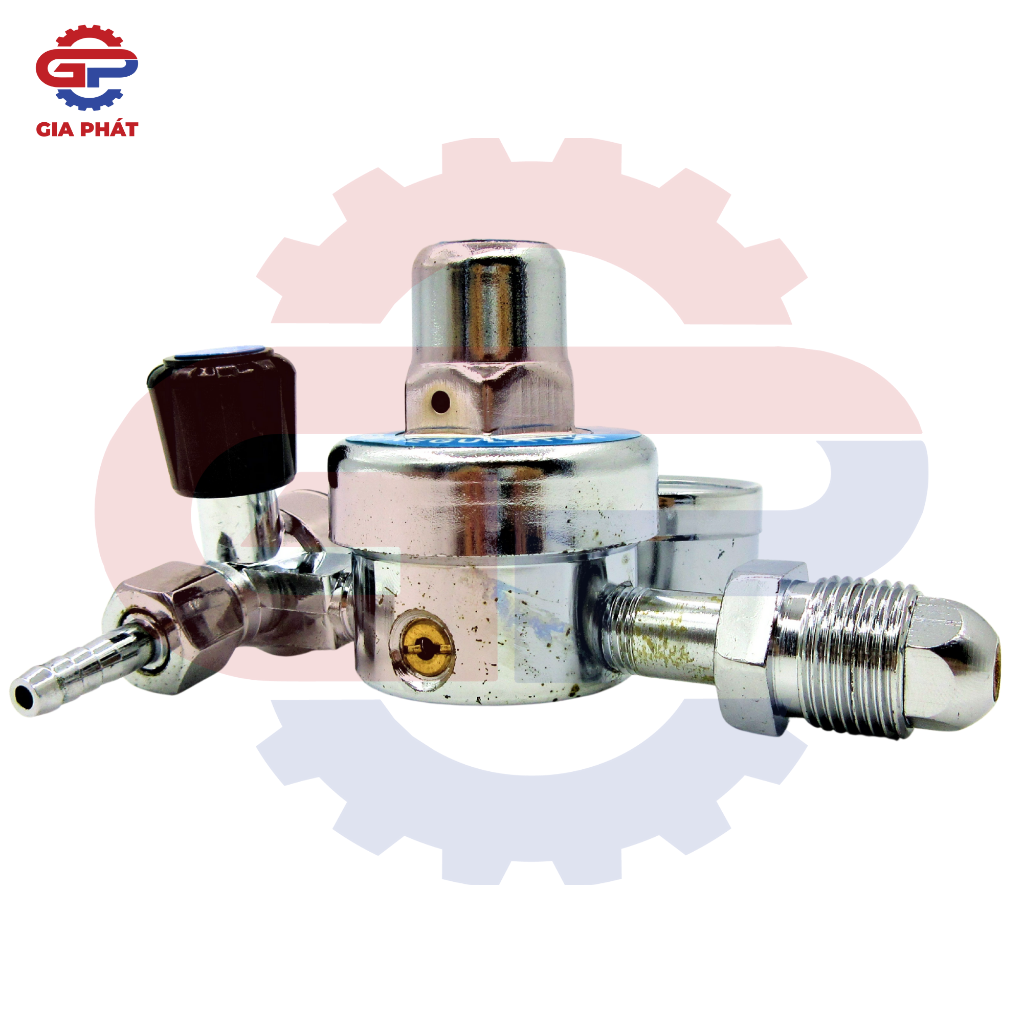 Đồng hồ khí Argon Hovu ren ngoài