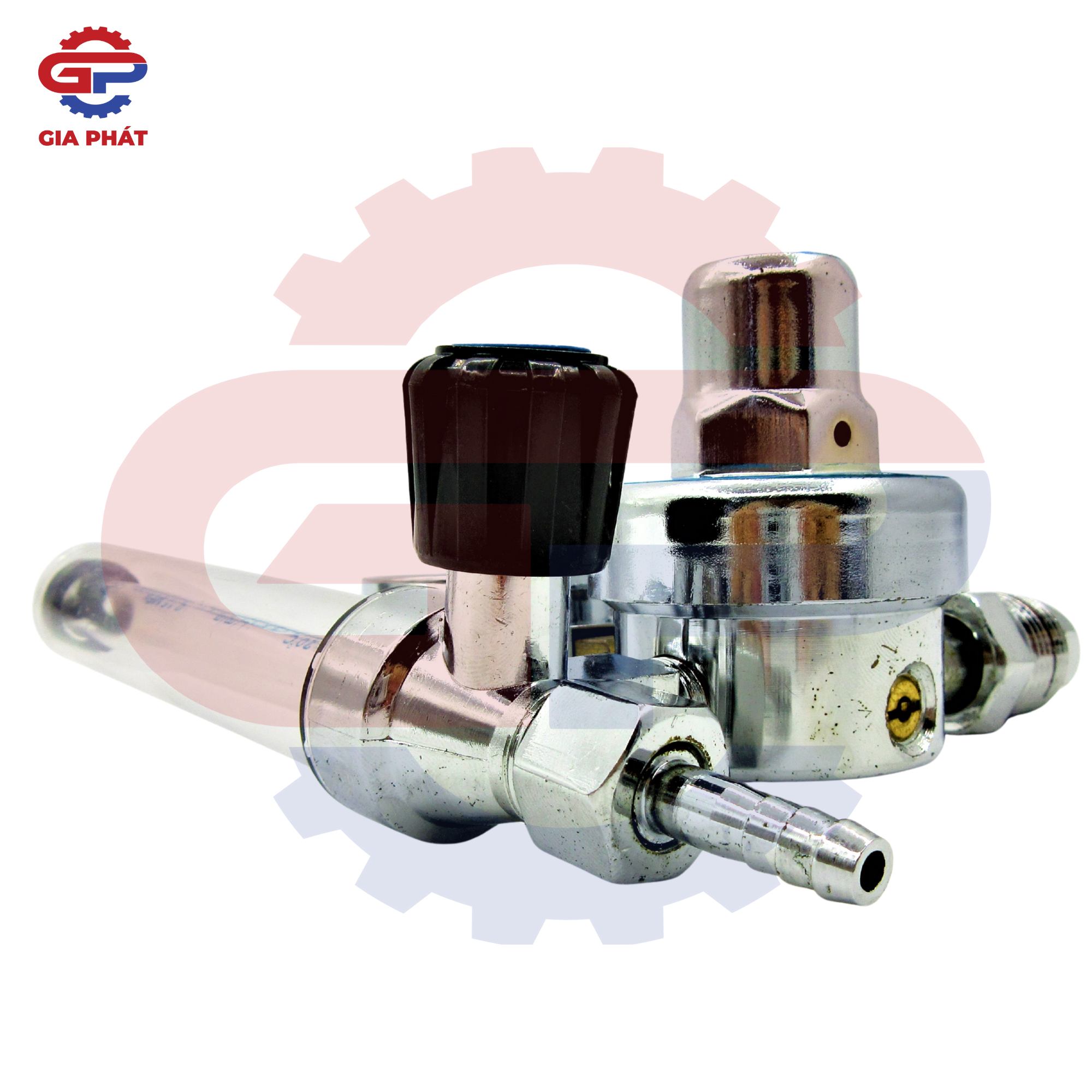 Đồng hồ khí Argon Hovu ren ngoài