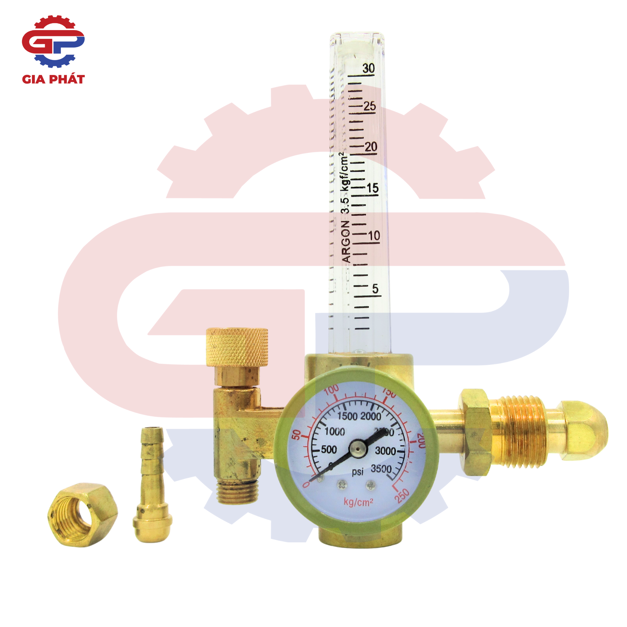 Đồng hồ khí Argon Yamato thau