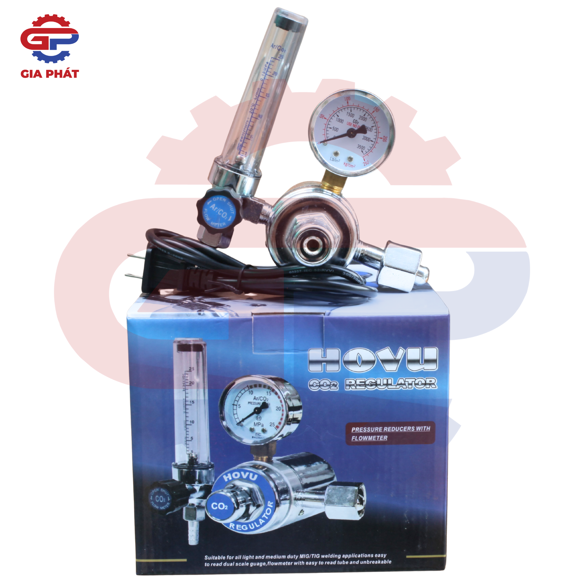 Đồng hồ khí CO2 HOVU