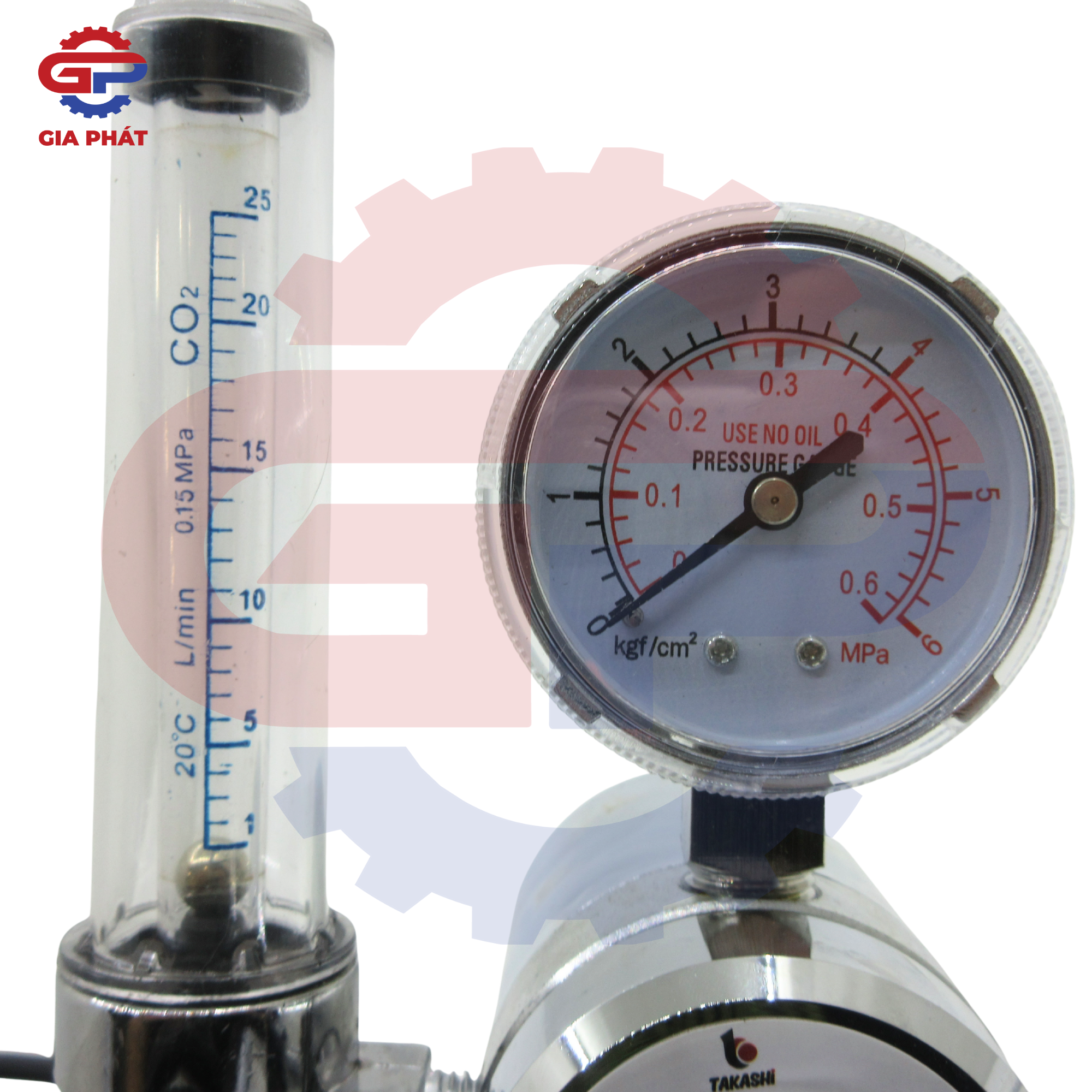 Đồng hồ khí CO2 Nhật Takashi