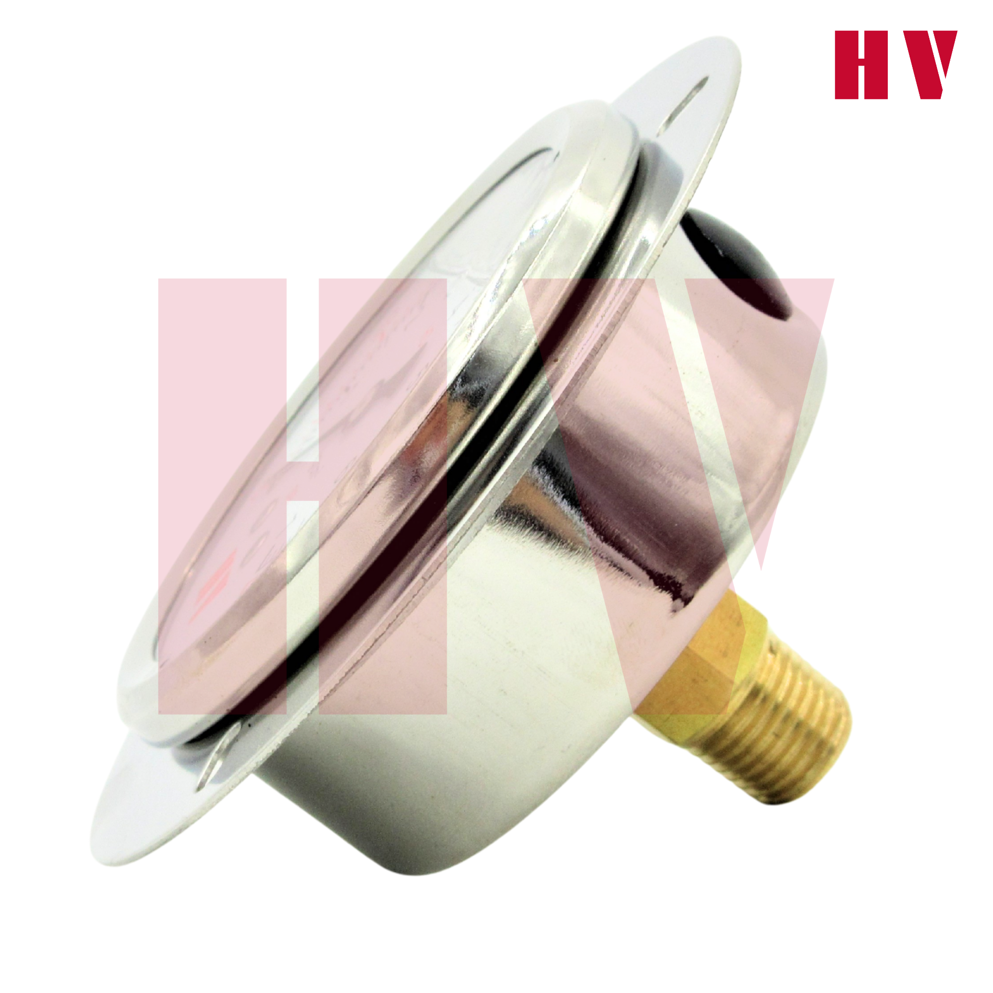 Đồng hồ đo áp suất dầu HV mặt 63 chân sau