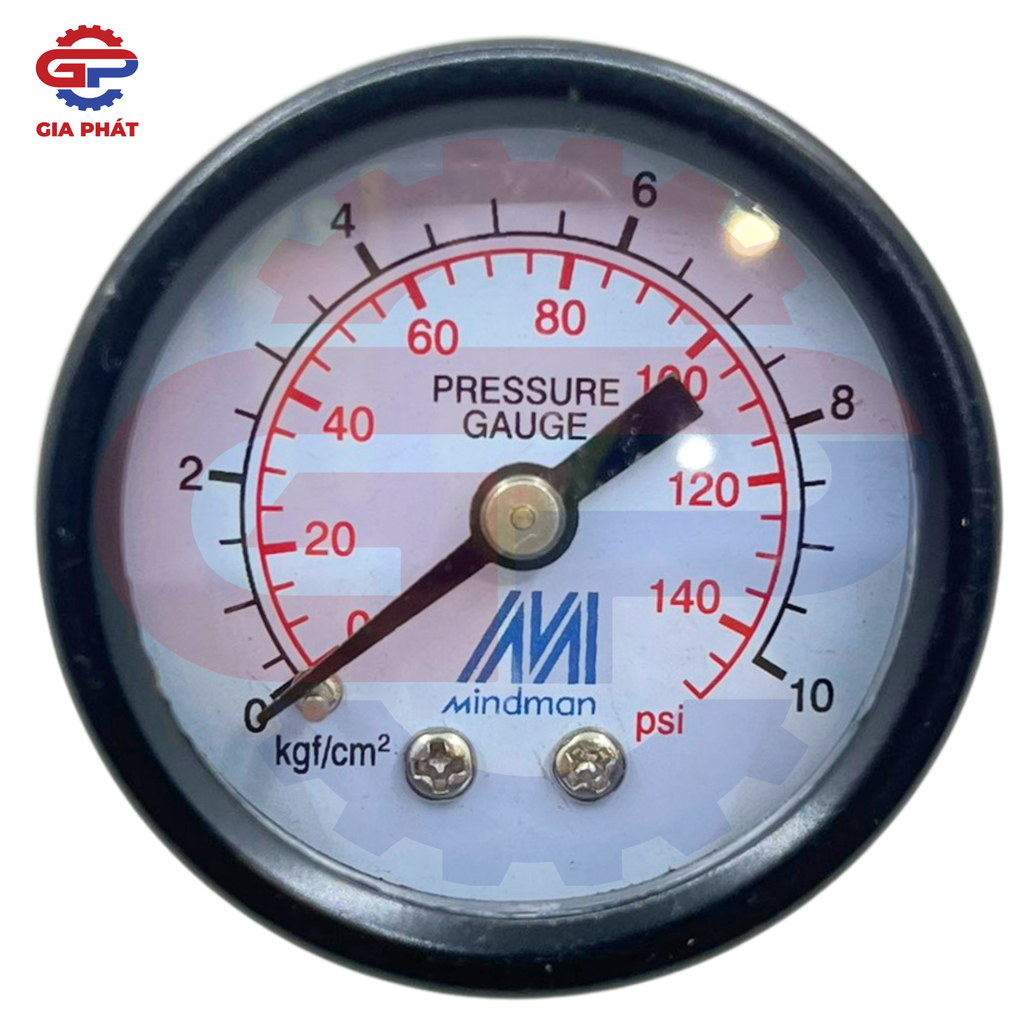 Đồng hồ đo áp suất hơi mặt 38 chân sau
