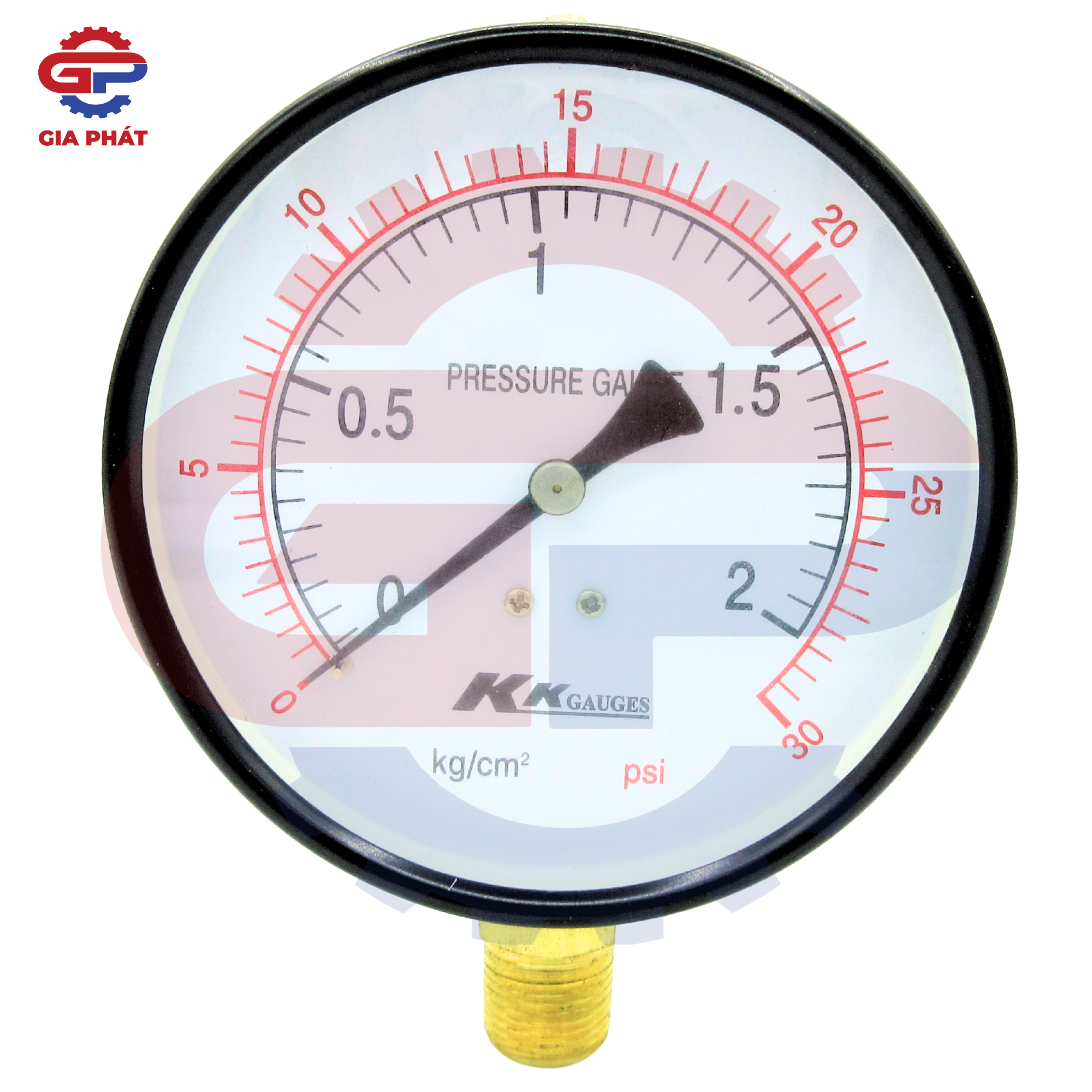 Đồng hồ đo áp suất hơi mặt 100