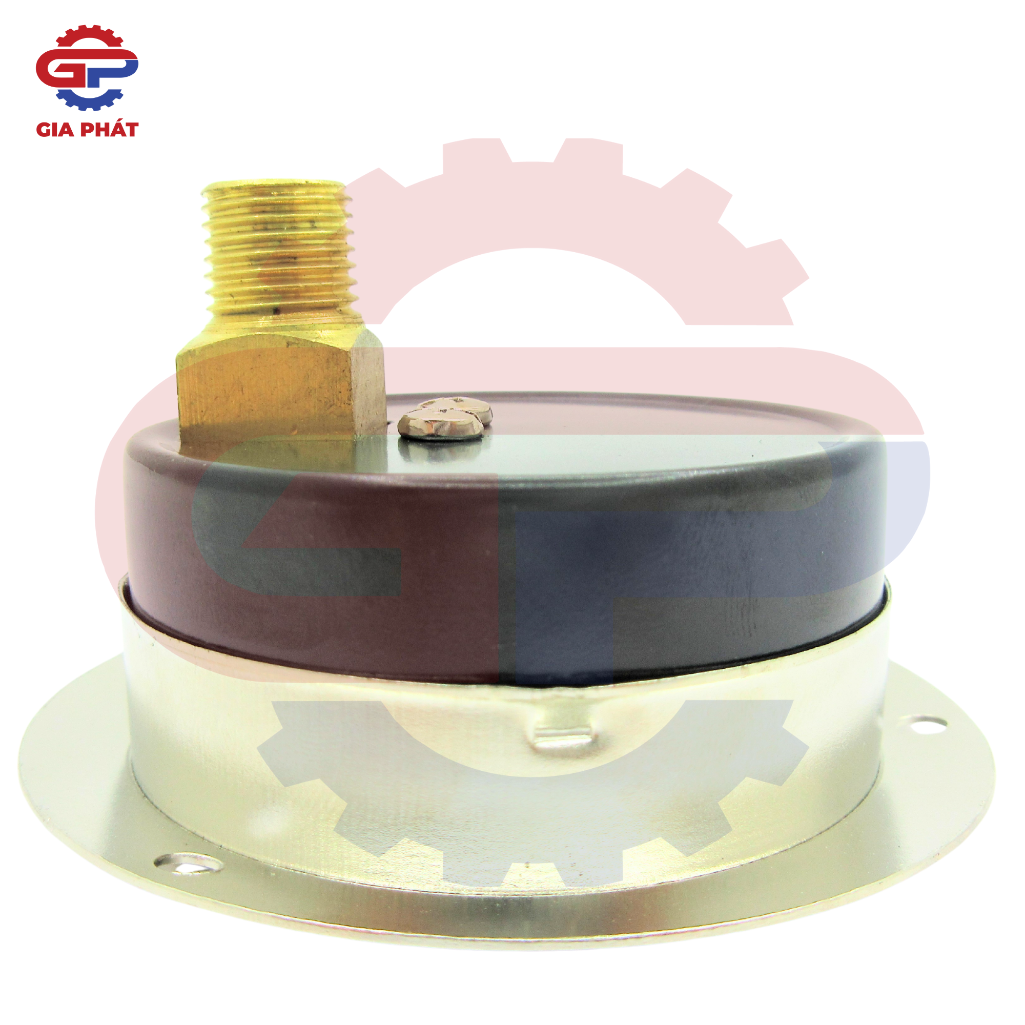 Đồng hồ đo áp suất hơi mặt 63 chân sau