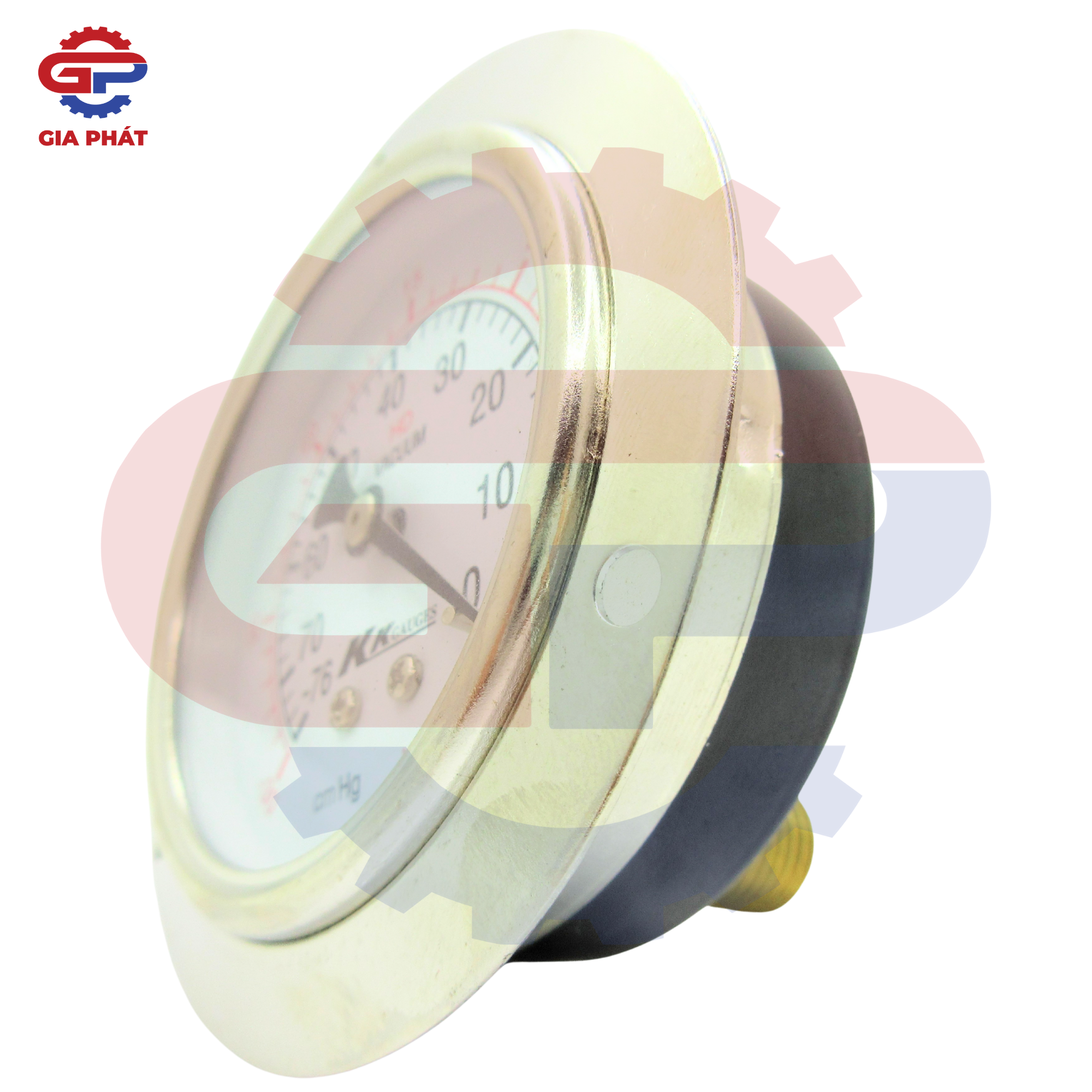 Đồng hồ đo áp suất hơi mặt 63 chân sau