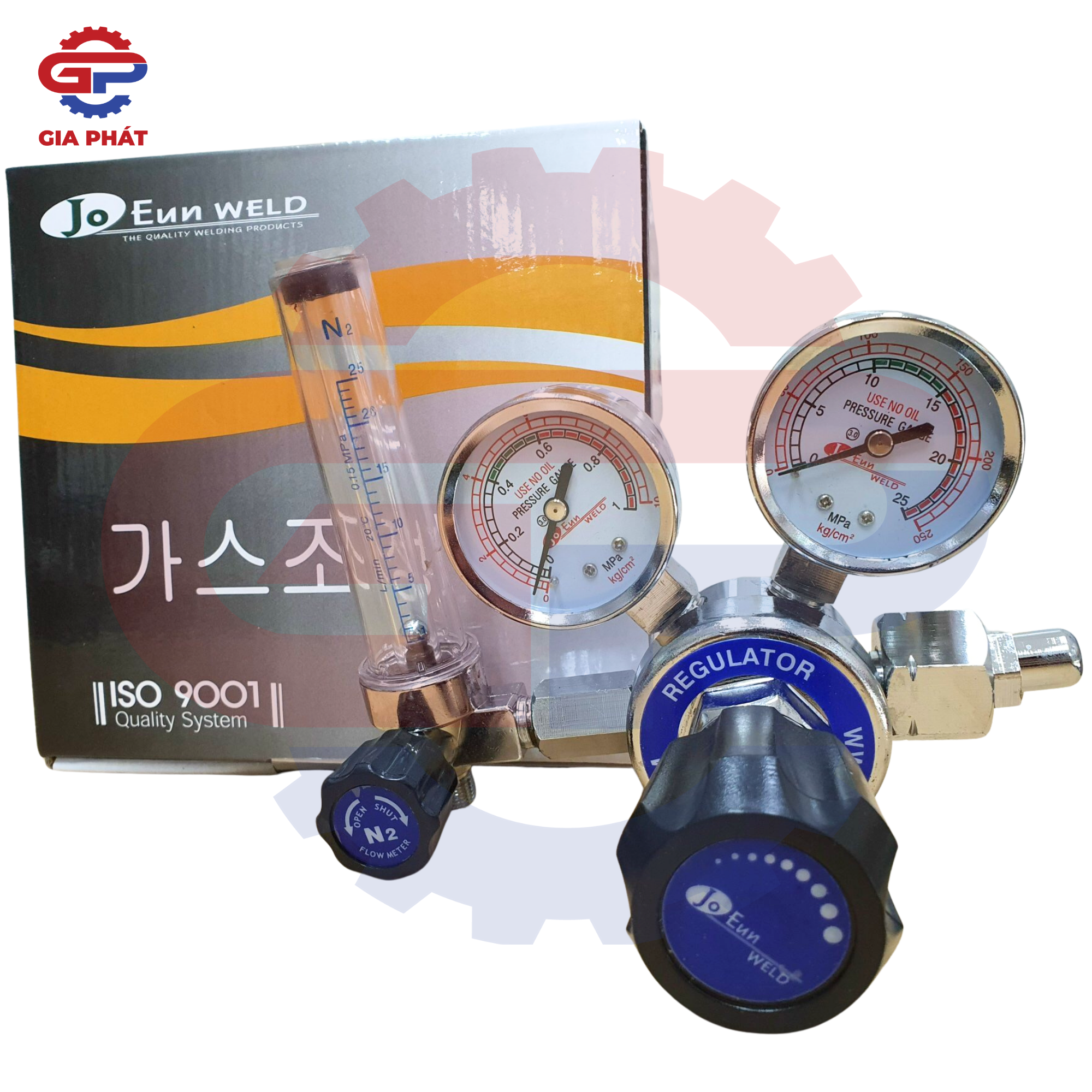 Đồng hồ khí Nitơ Joeun Weld JO55N Hàn Quốc