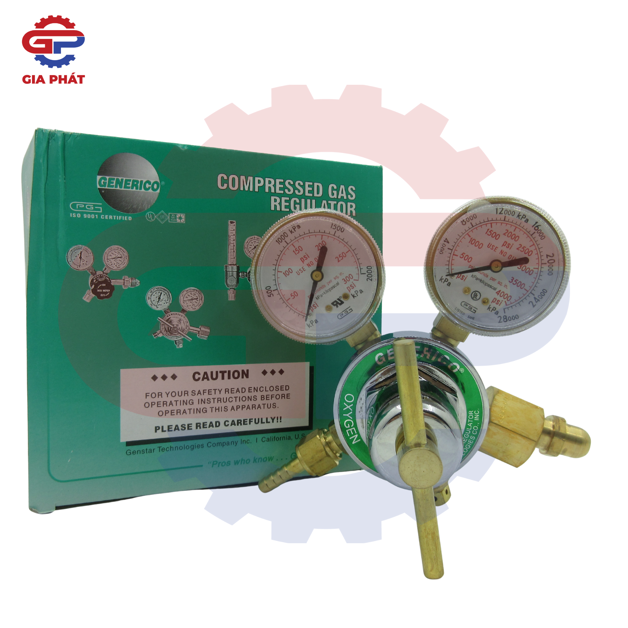 Đồng hồ oxy Generico 752-X