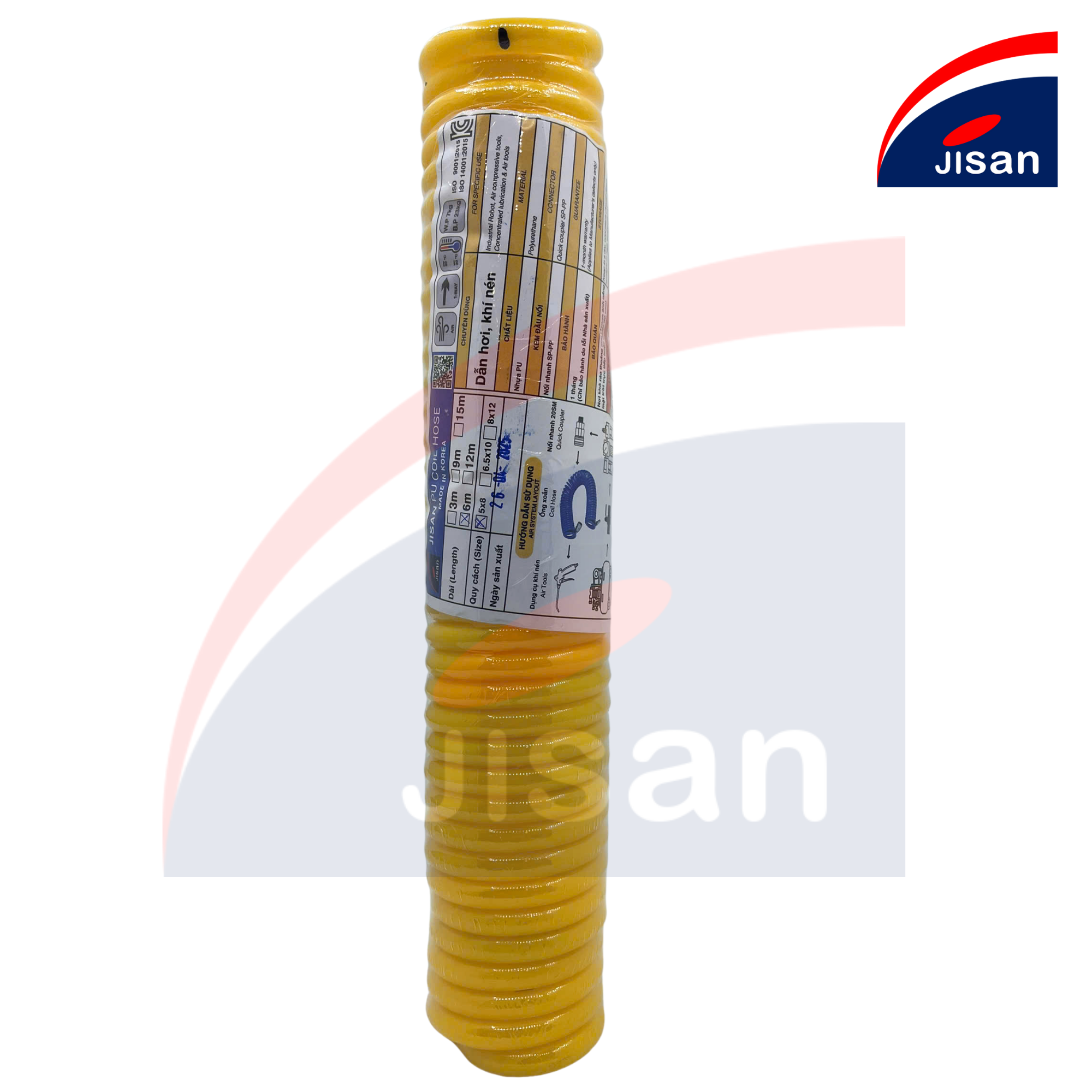 ỐNG XOẮN VÀNG JISAN HÀN QUỐC