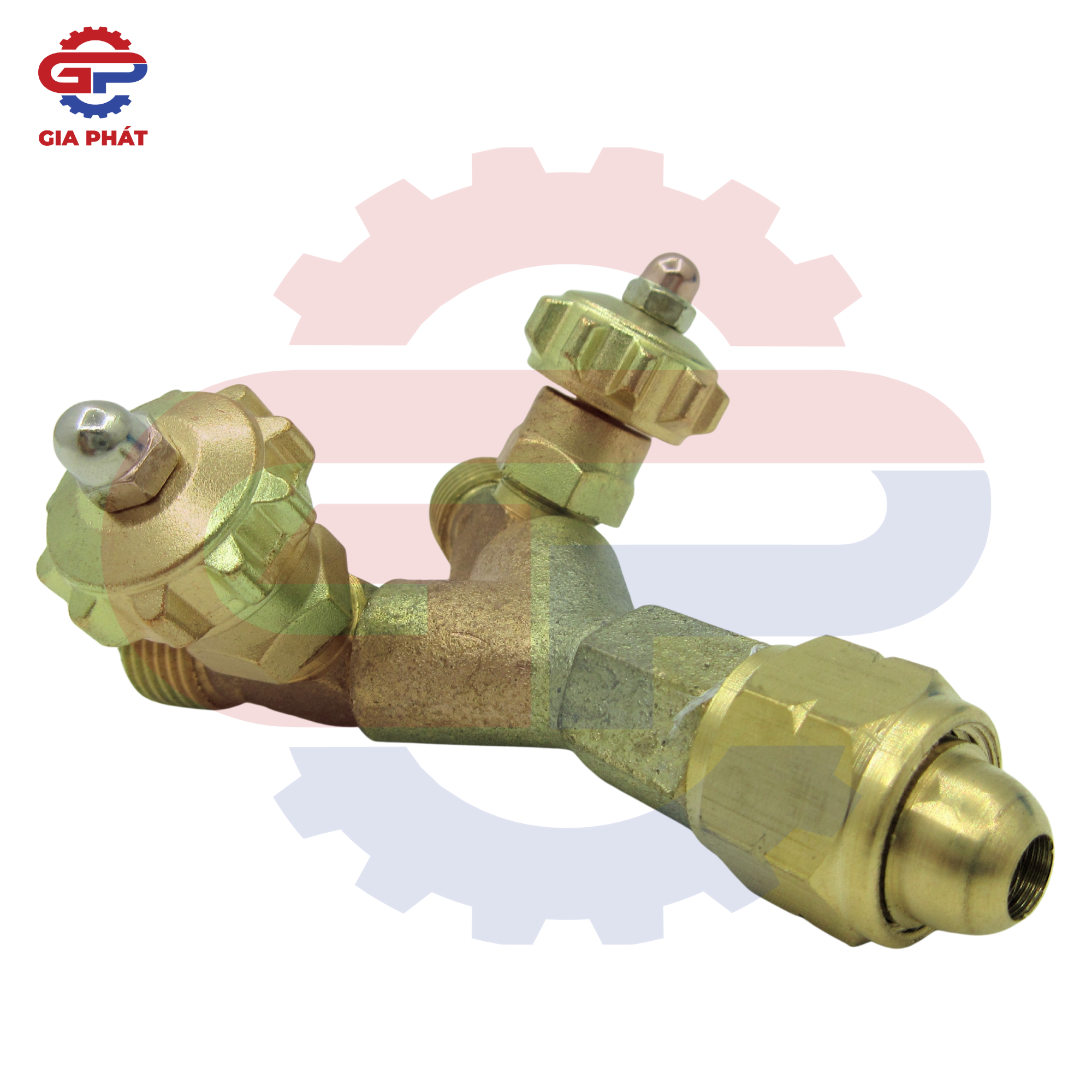 Khóa gas chữ Y chia khí hàn gió đá có van