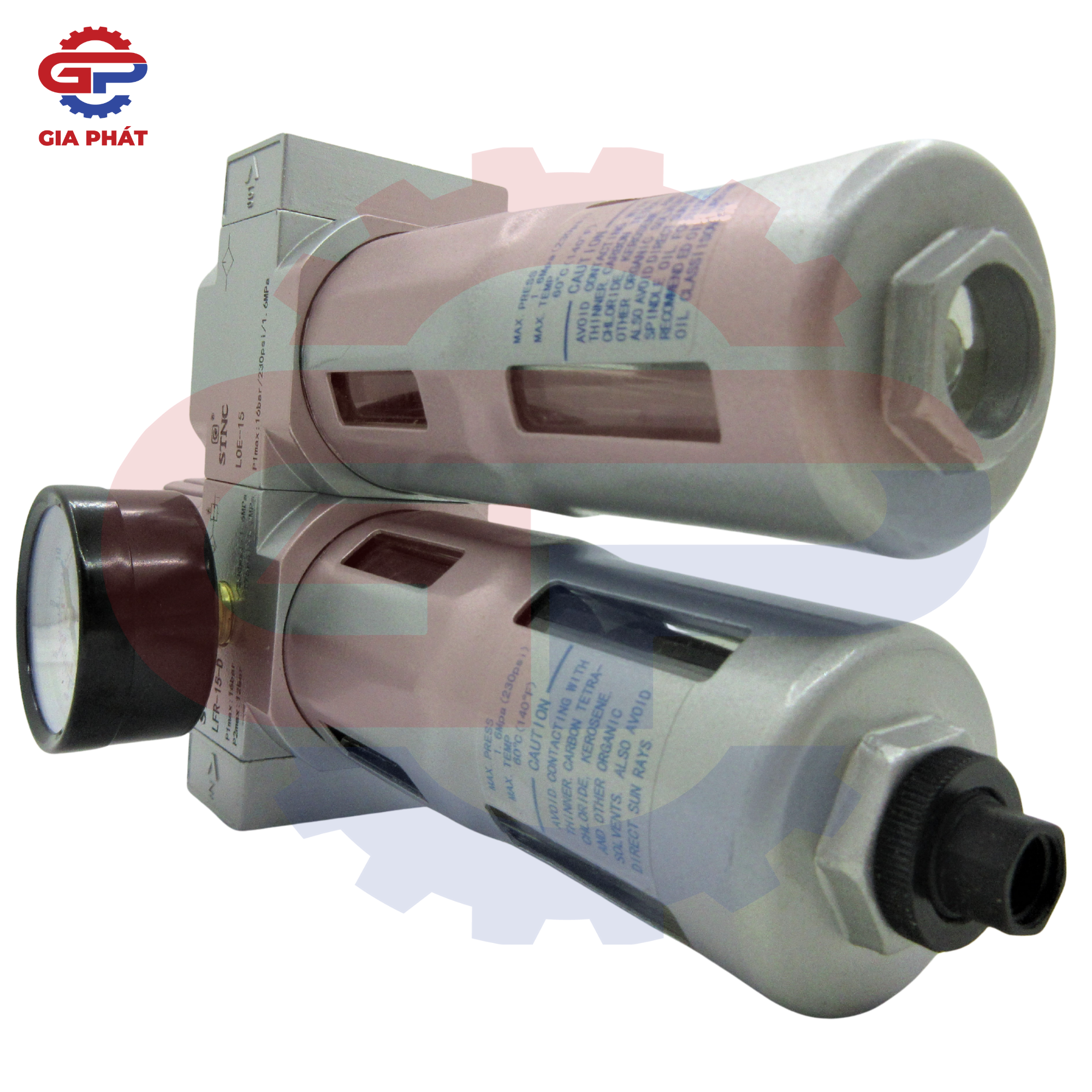 Bộ lọc đôi khí nén STNC kiểu Festo LFC