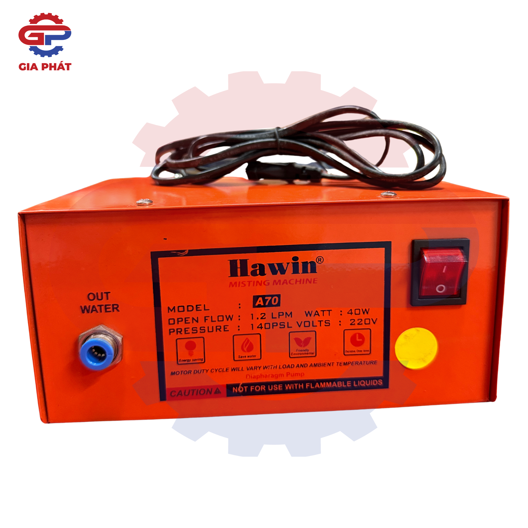 Máy phun sương Hawin A70-15 béc