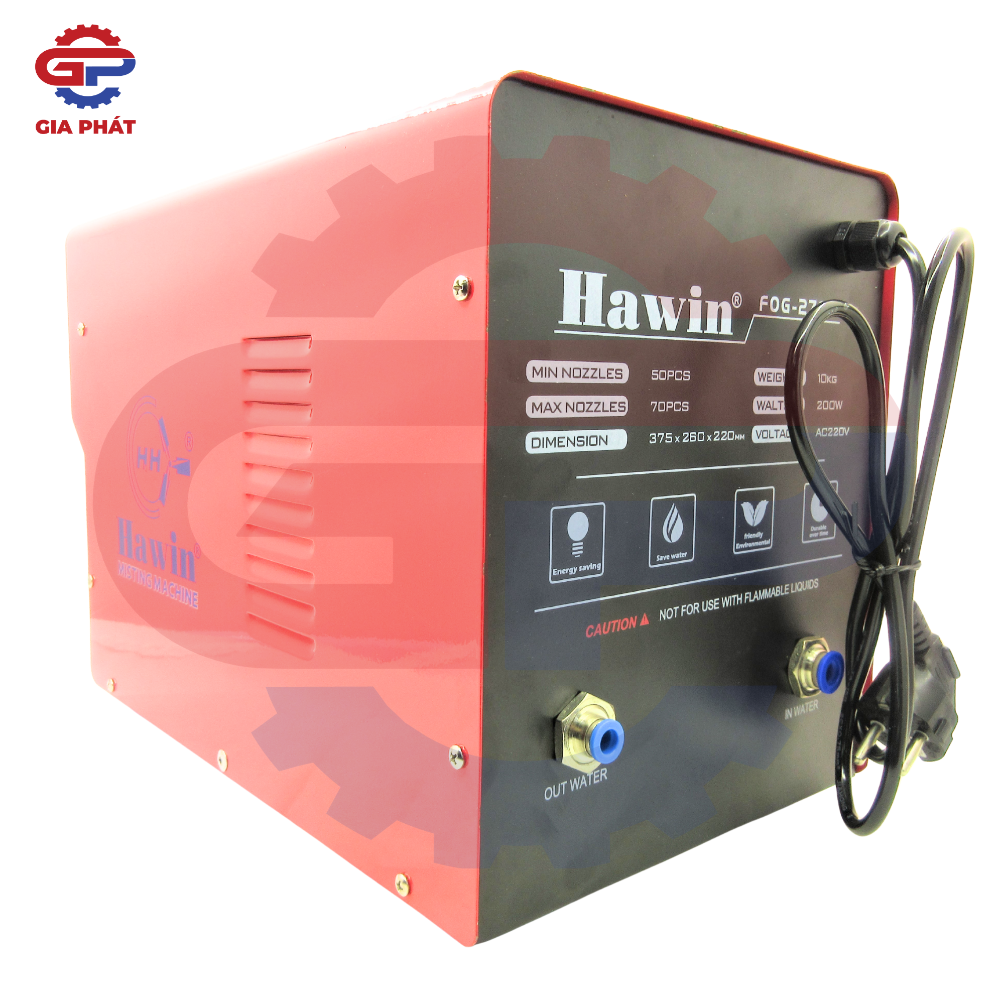 Máy phun sương Hawin FOG 2703-70 béc