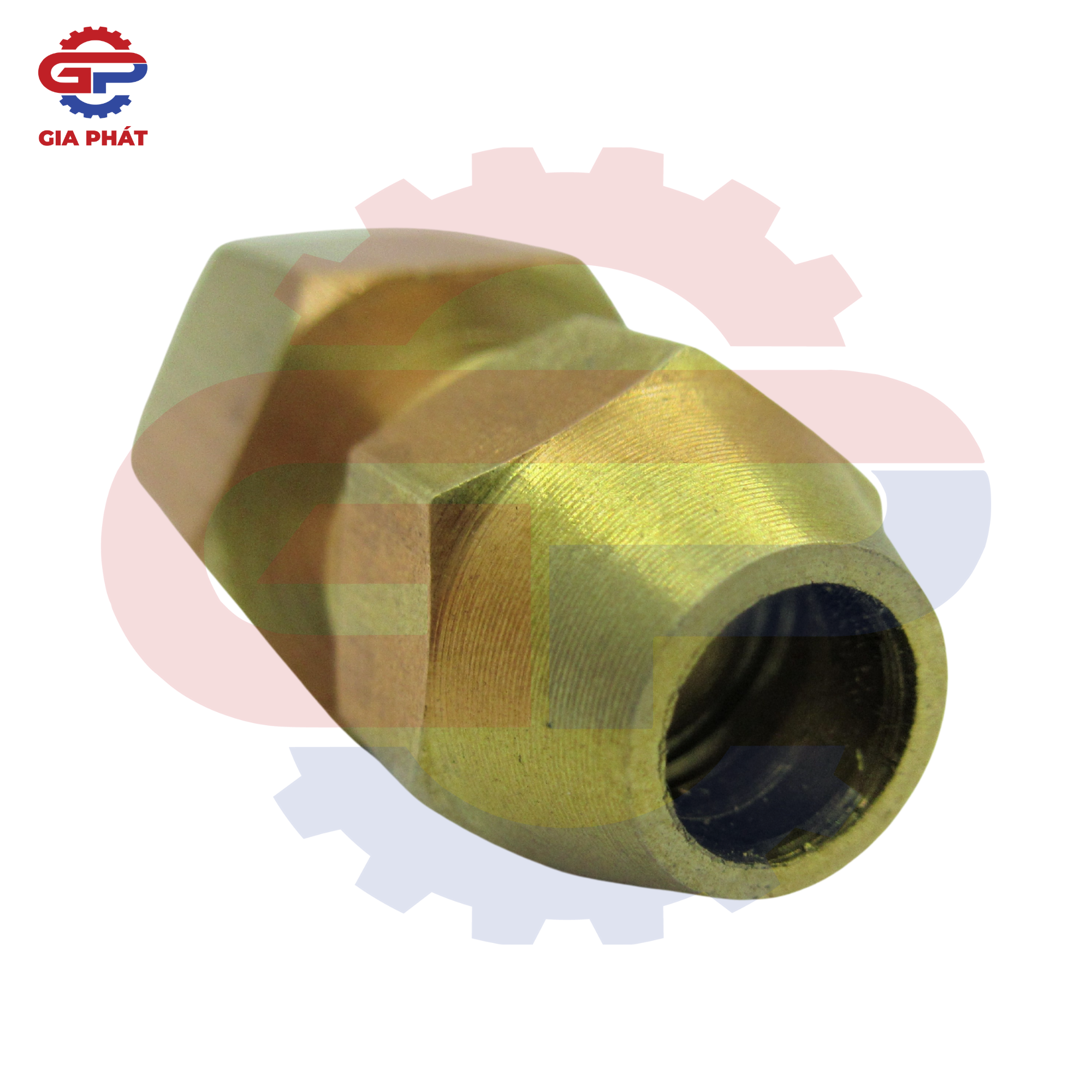 Nối ống đồng ren trong đầu côn