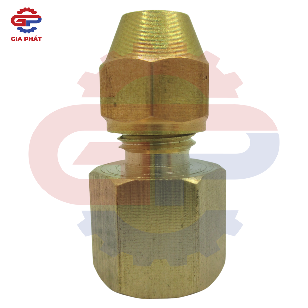 Nối ống đồng ren trong đầu côn