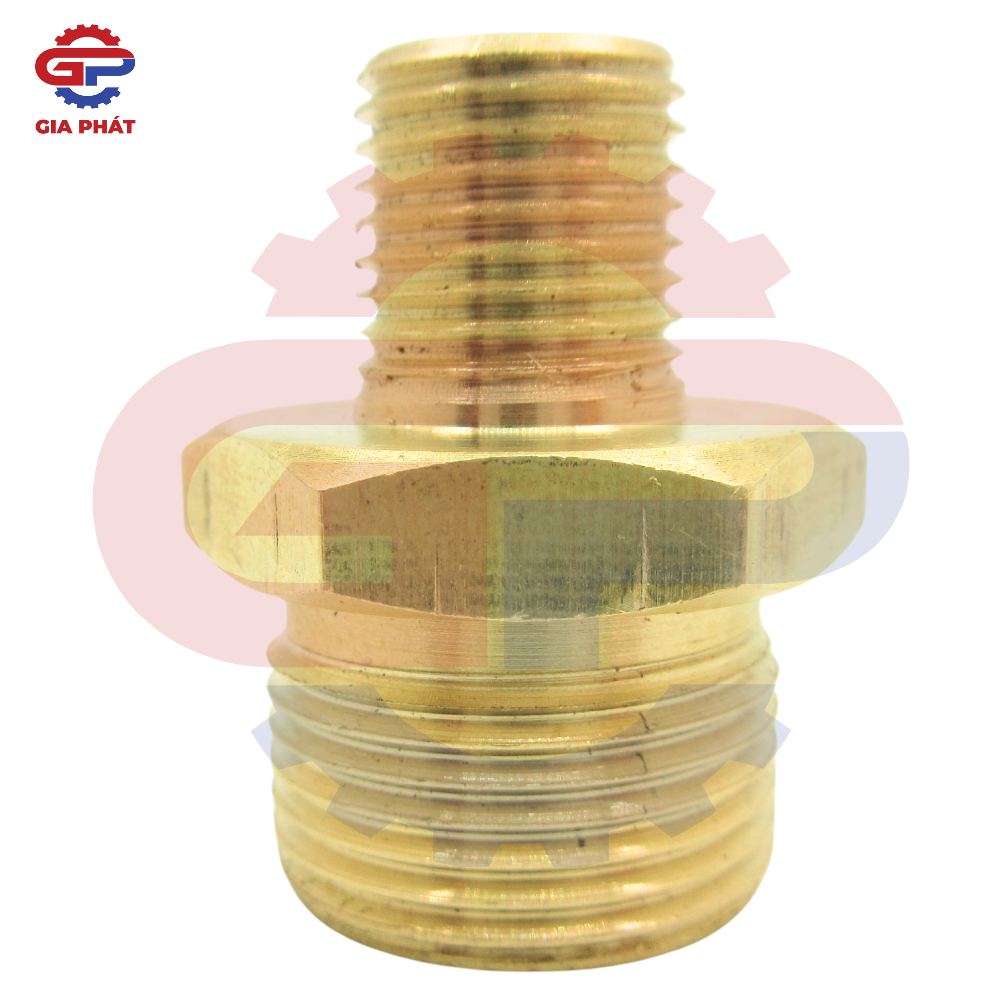 Nối thau 2 đầu ren ngoài