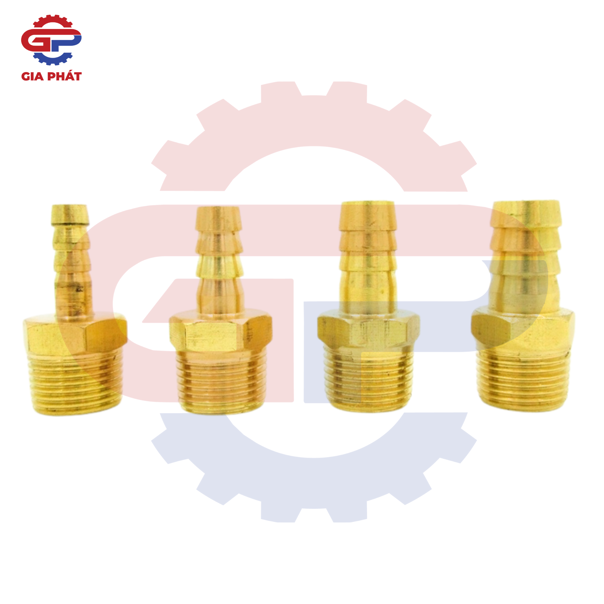 Nối ống đuôi chuột ren ngoài thau