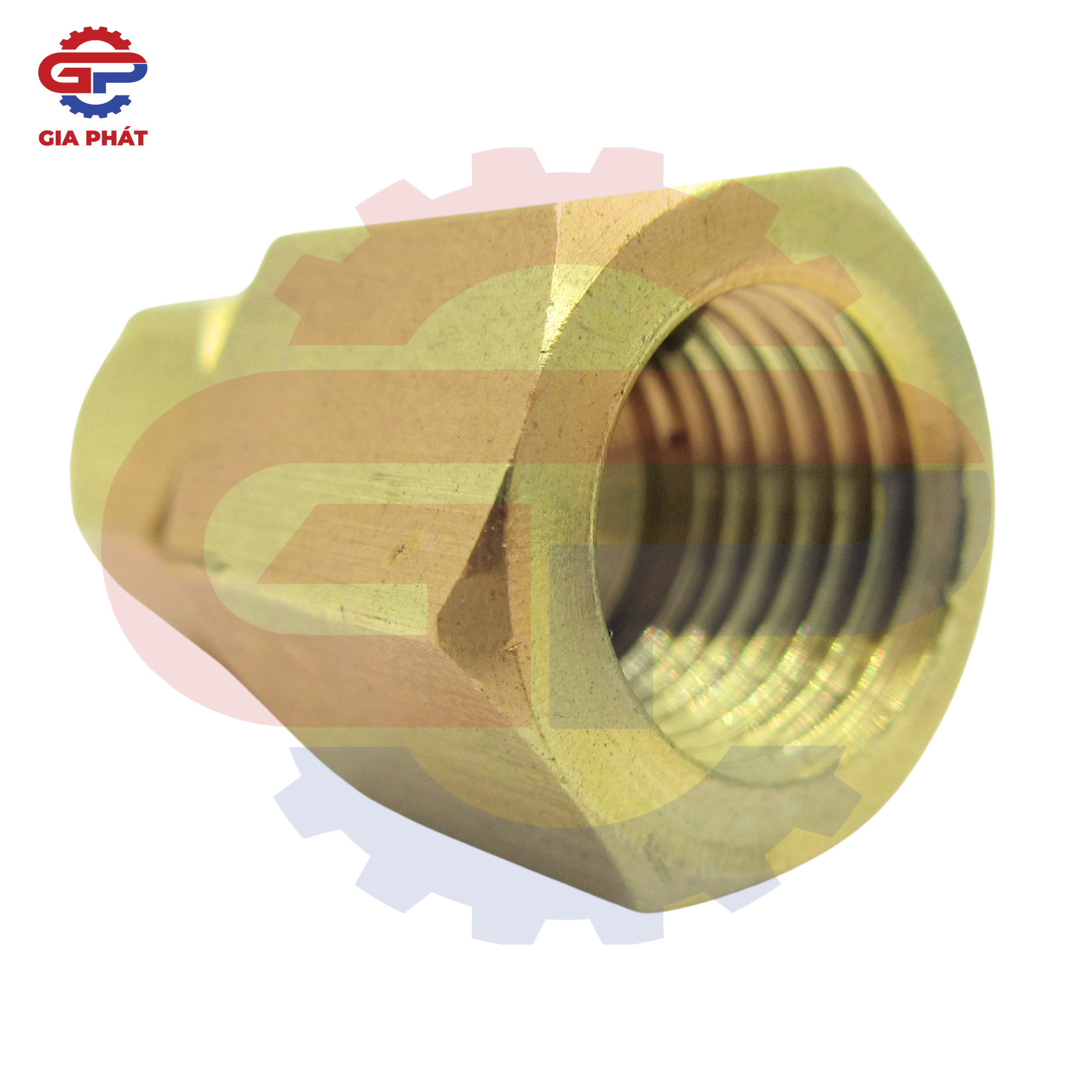 Nối thau ren trong siết ống cam