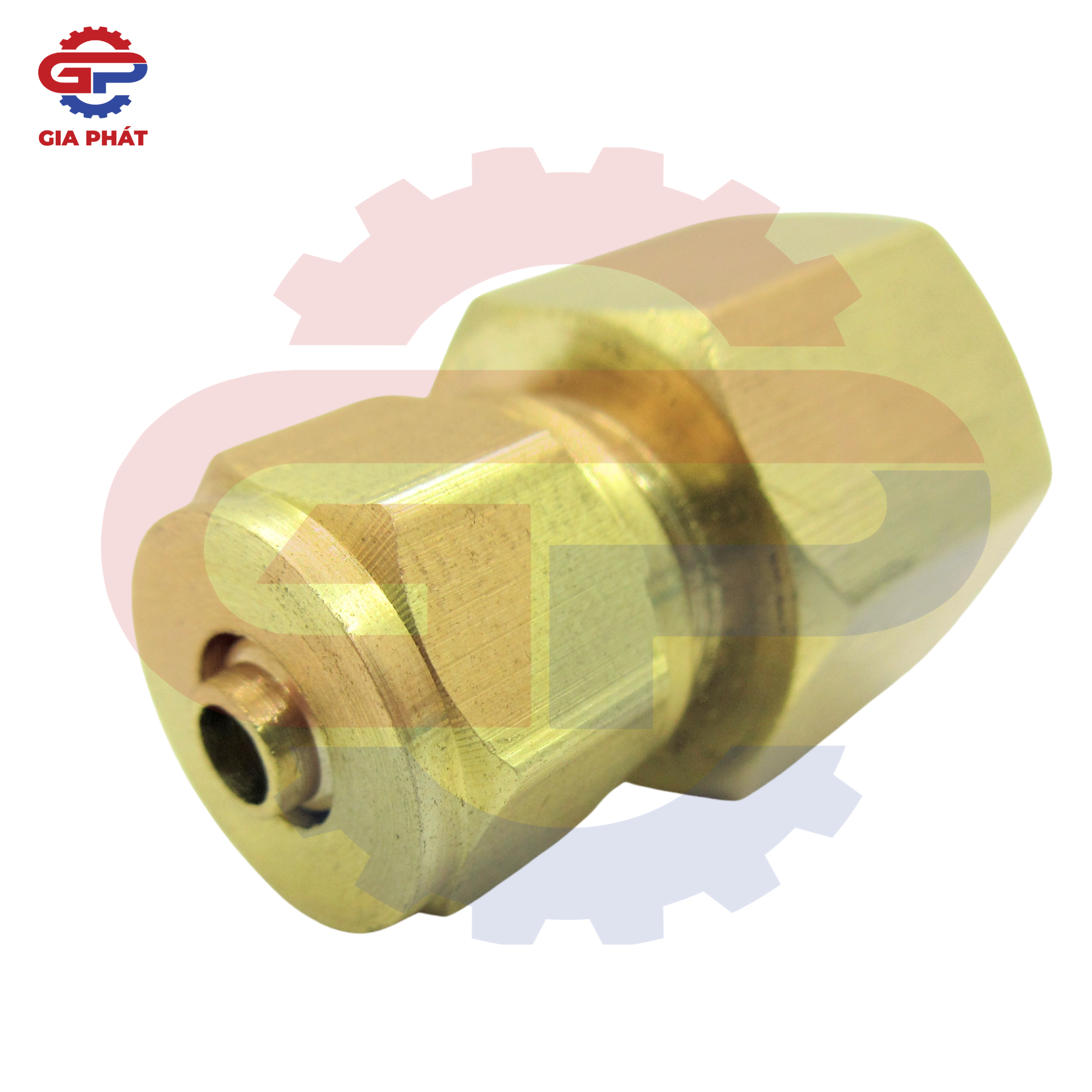 Nối thau ren trong siết ống cam