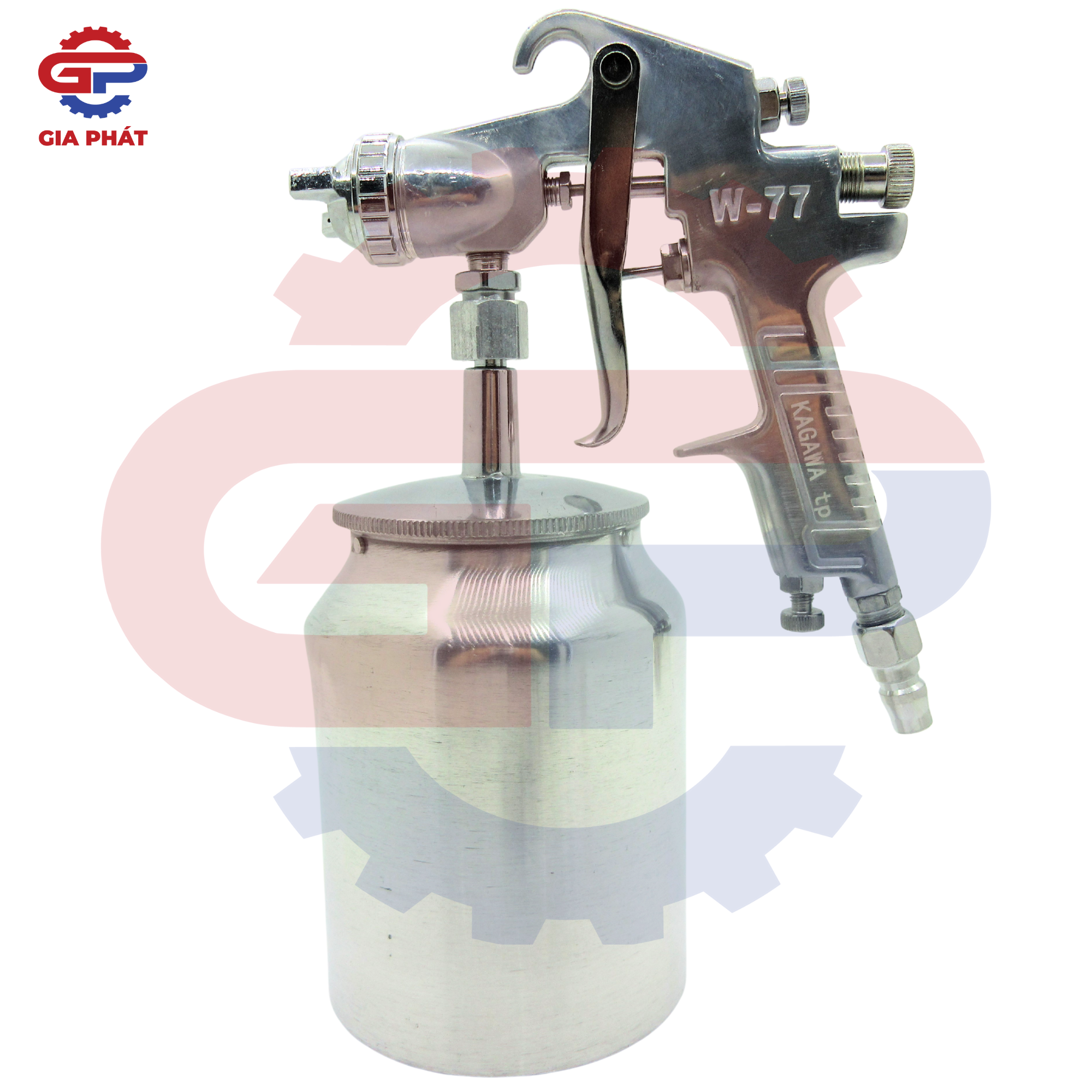 Súng phun keo W77 bình dưới