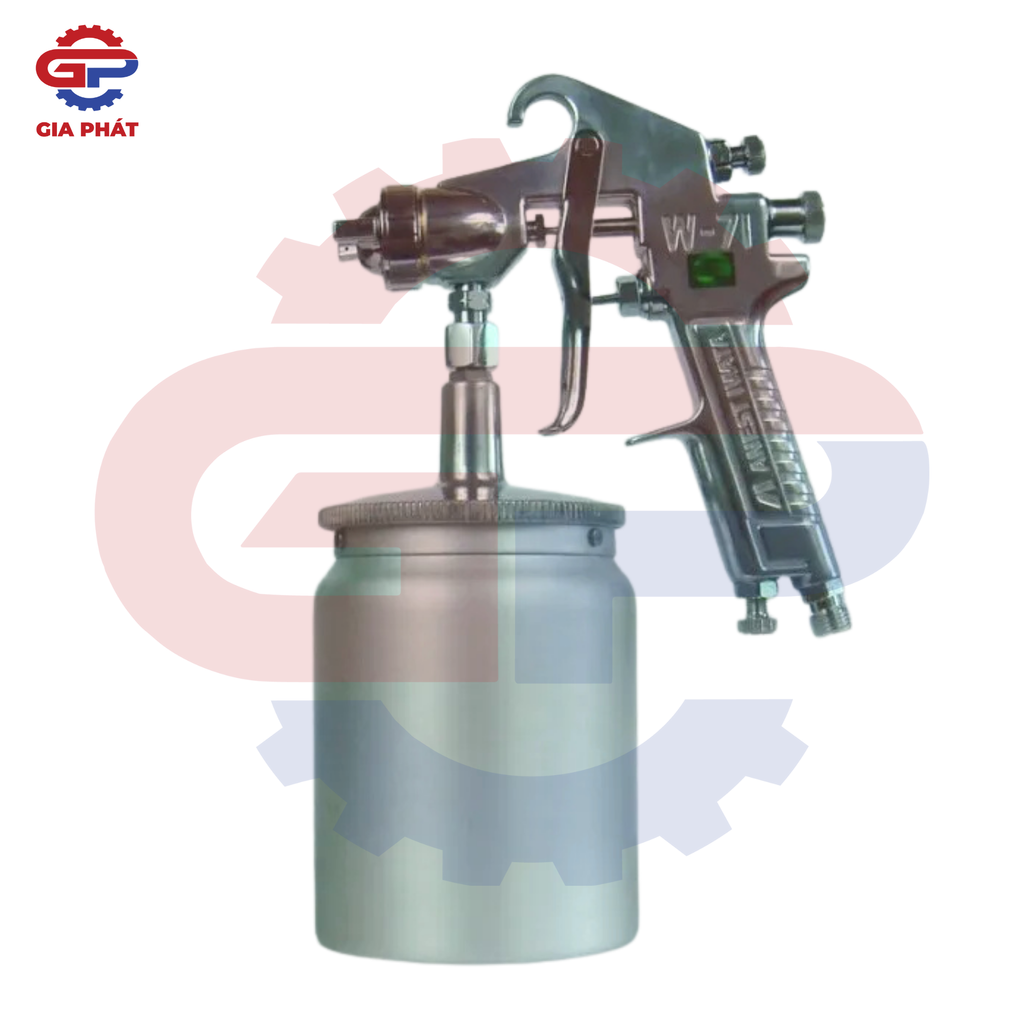 Súng phun sơn Iwata W71 bình dưới chính hãng