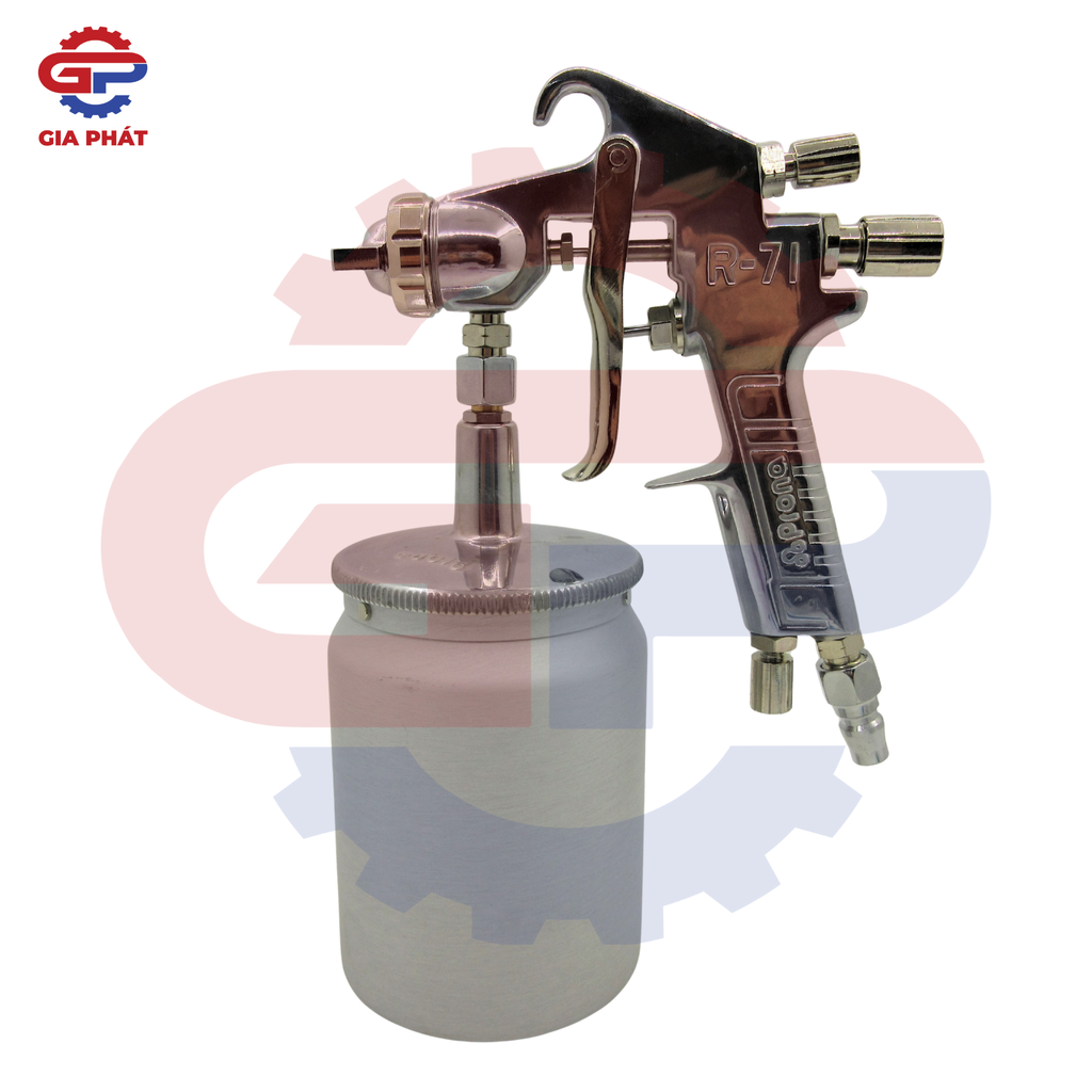 Súng phun sơn Prona R71 bình dưới