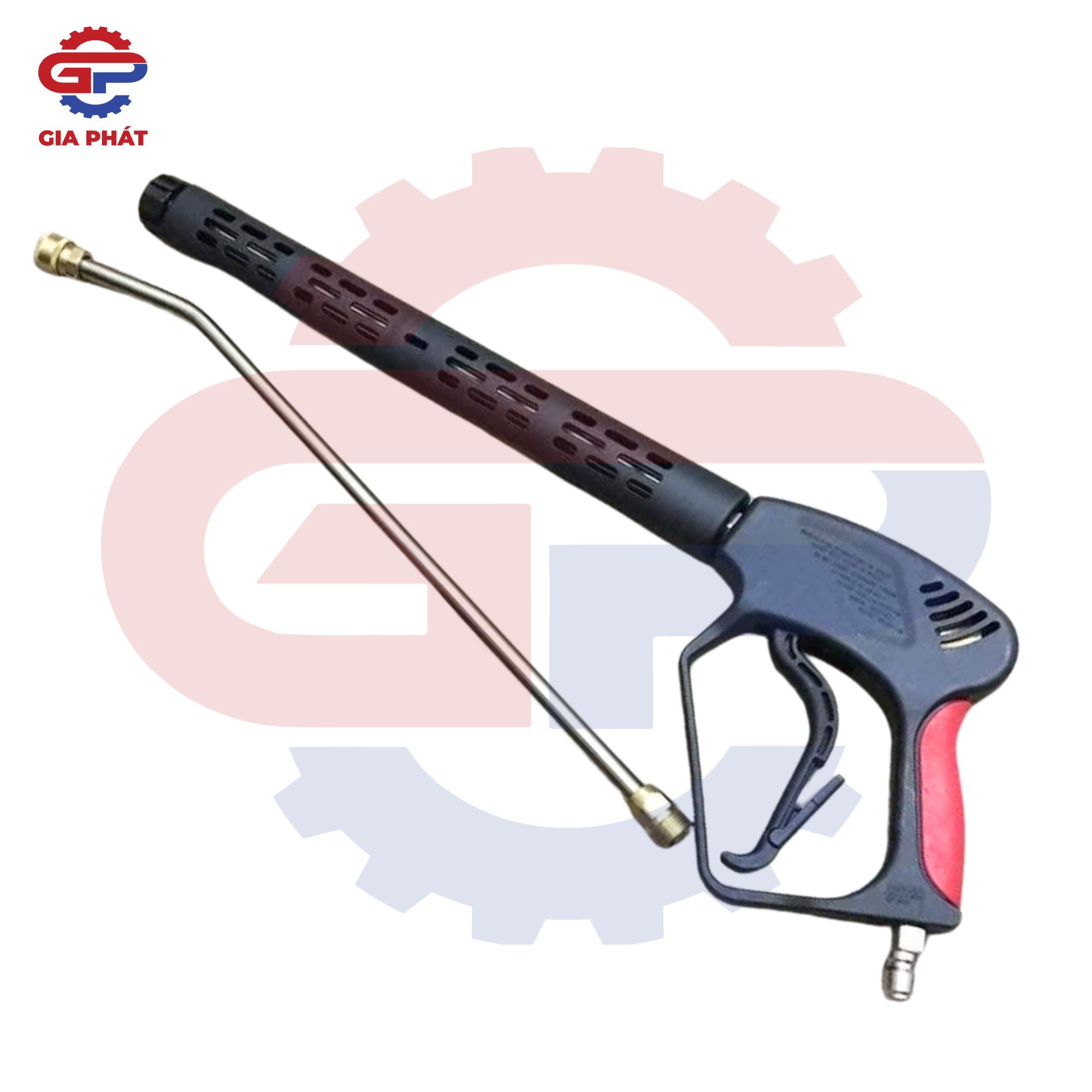 Súng rửa xe cao áp đen dài