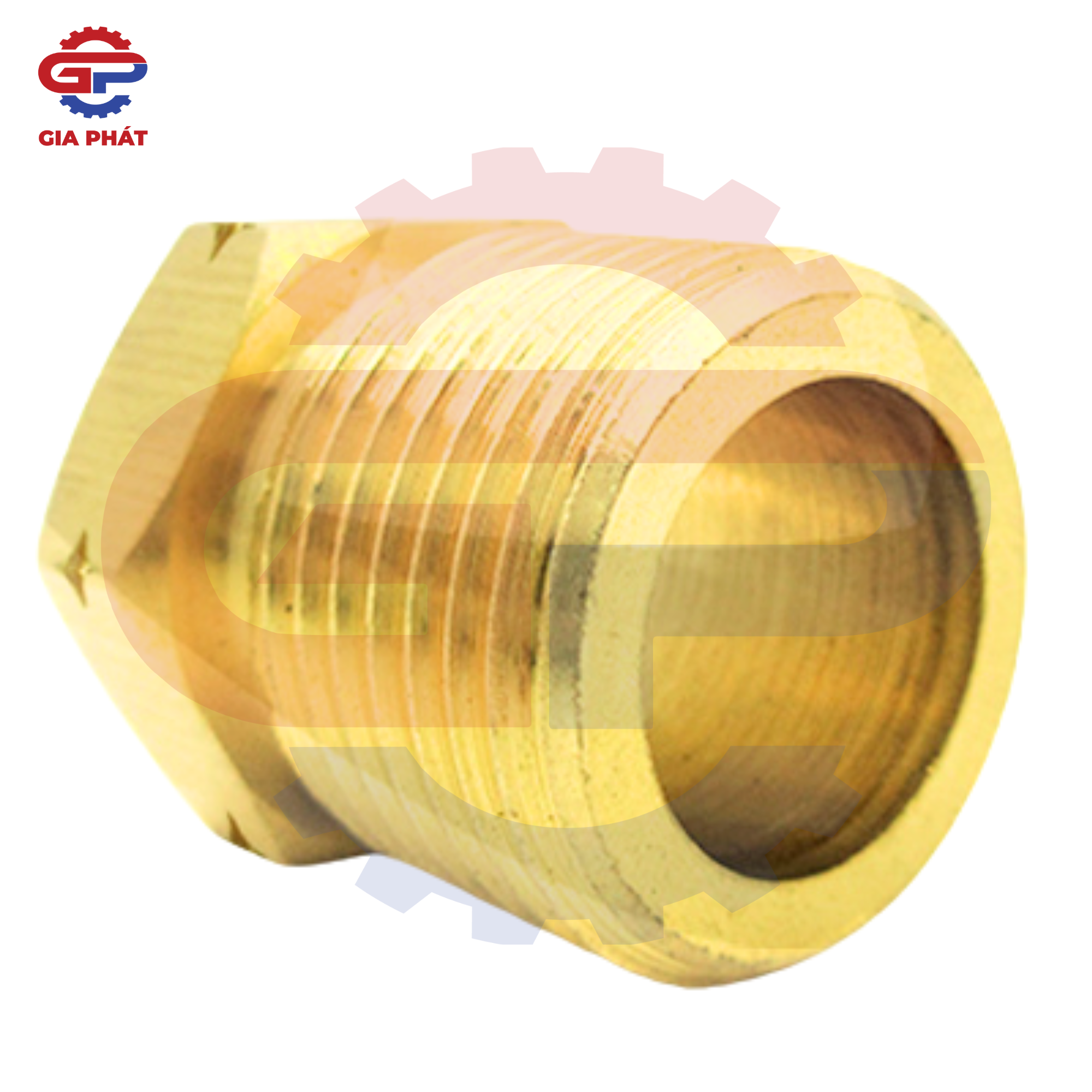 Tán gió thau ren ngoài gắn đồng hồ