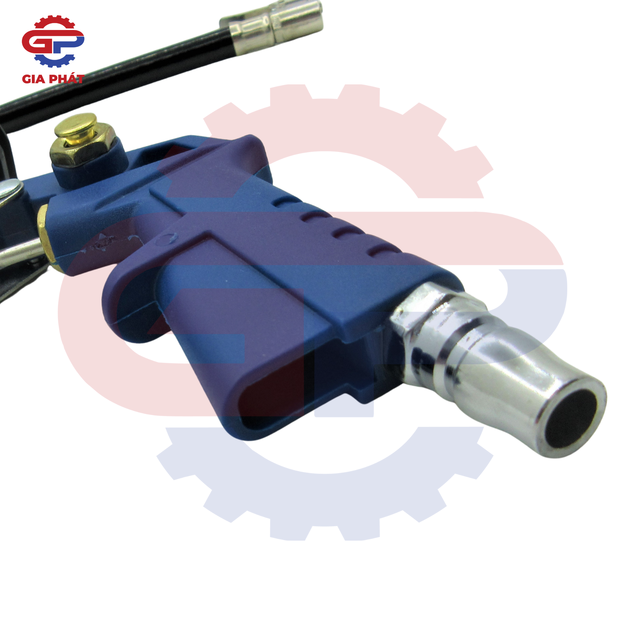 Tay bơm lốp có đồng hồ