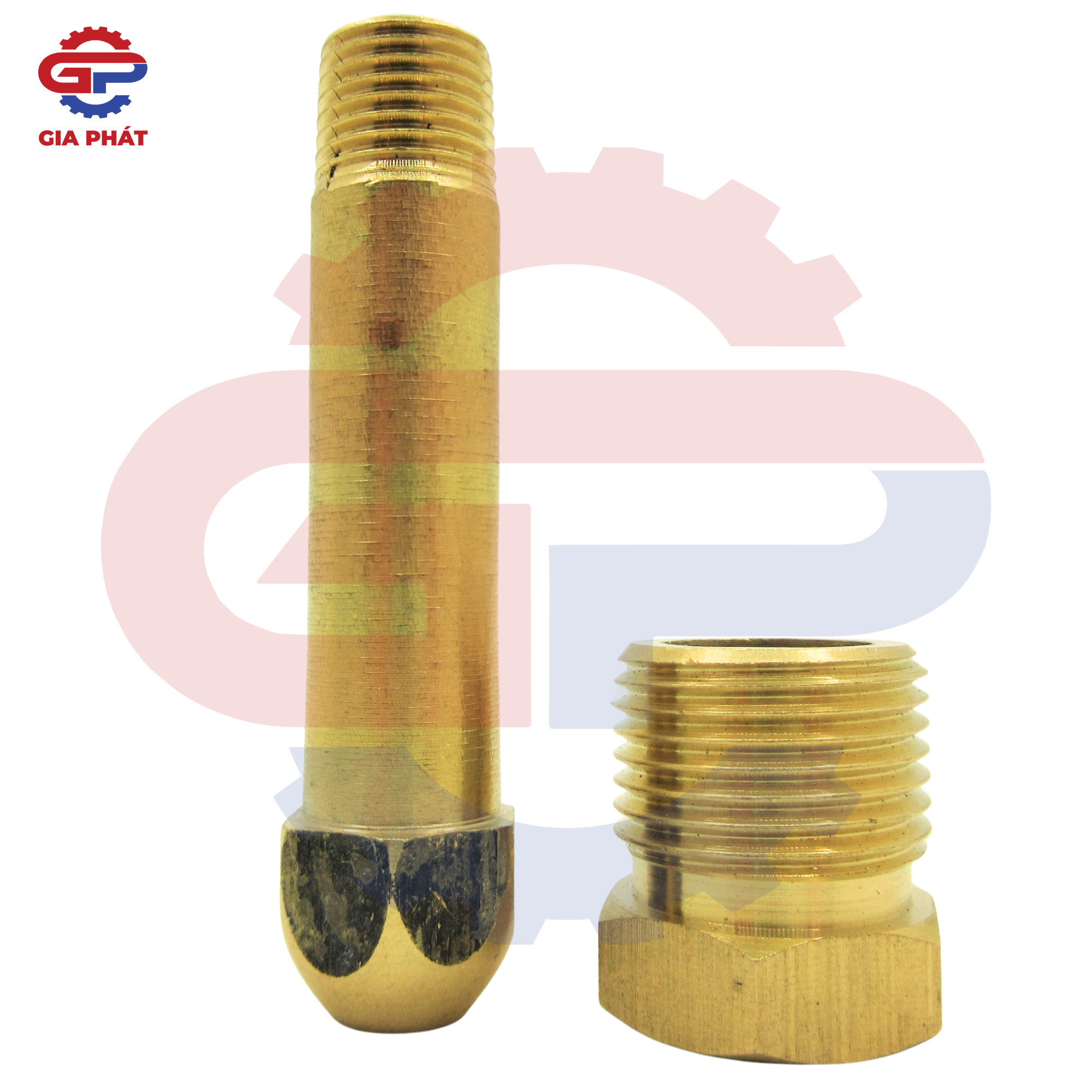 Ty tán gió thau ren ngoài gắn đồng hồ