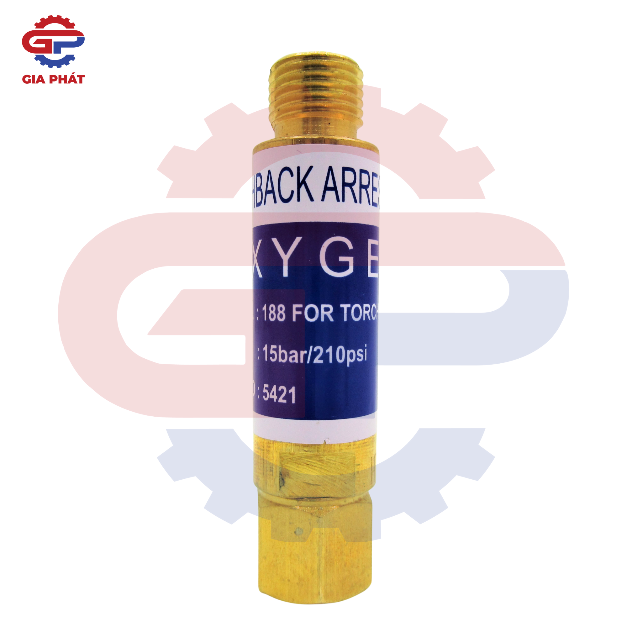 Van chống cháy ngược 14mm